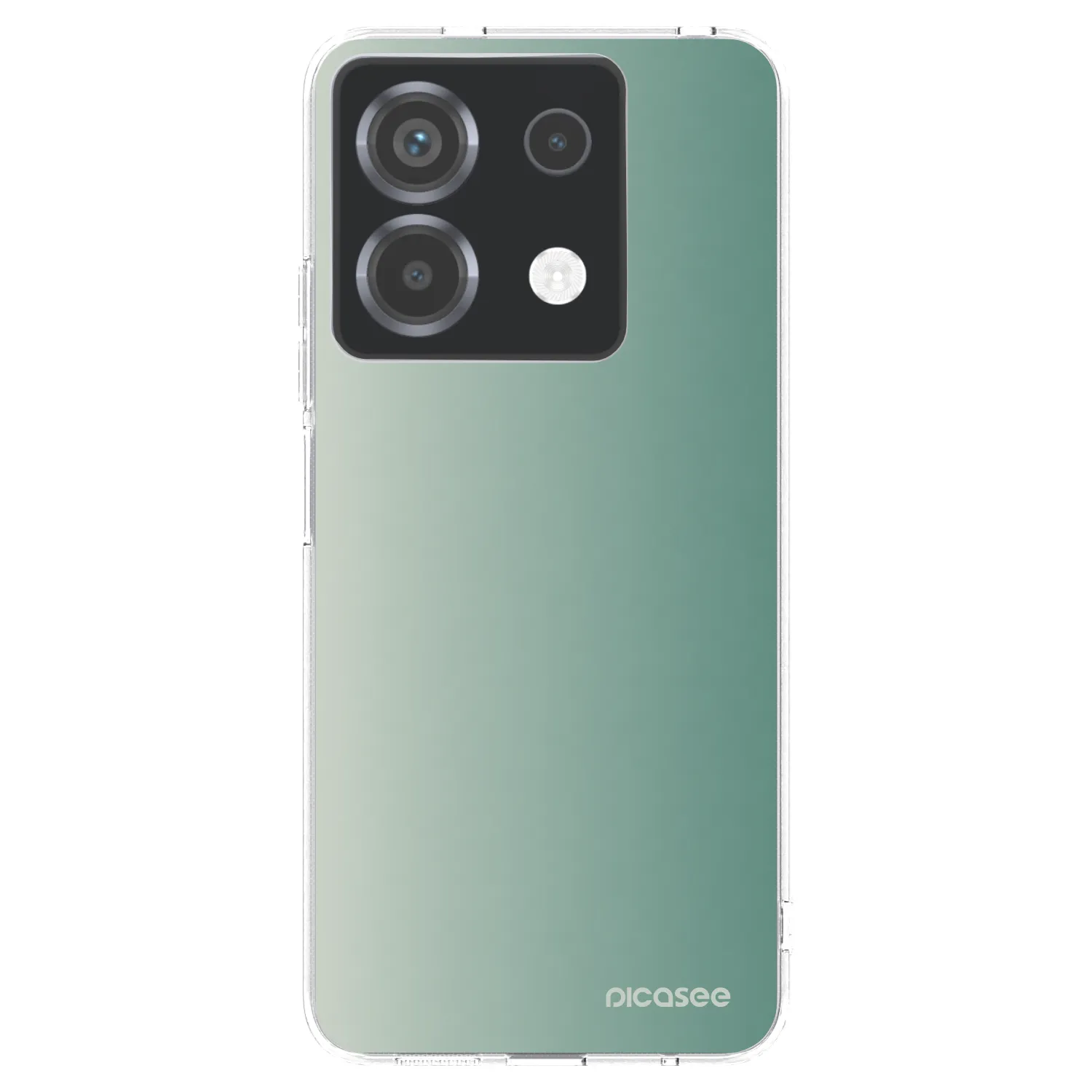 Picasee silikonowe przeźroczyste etui na Xiaomi Poco X6 - Misty Sage