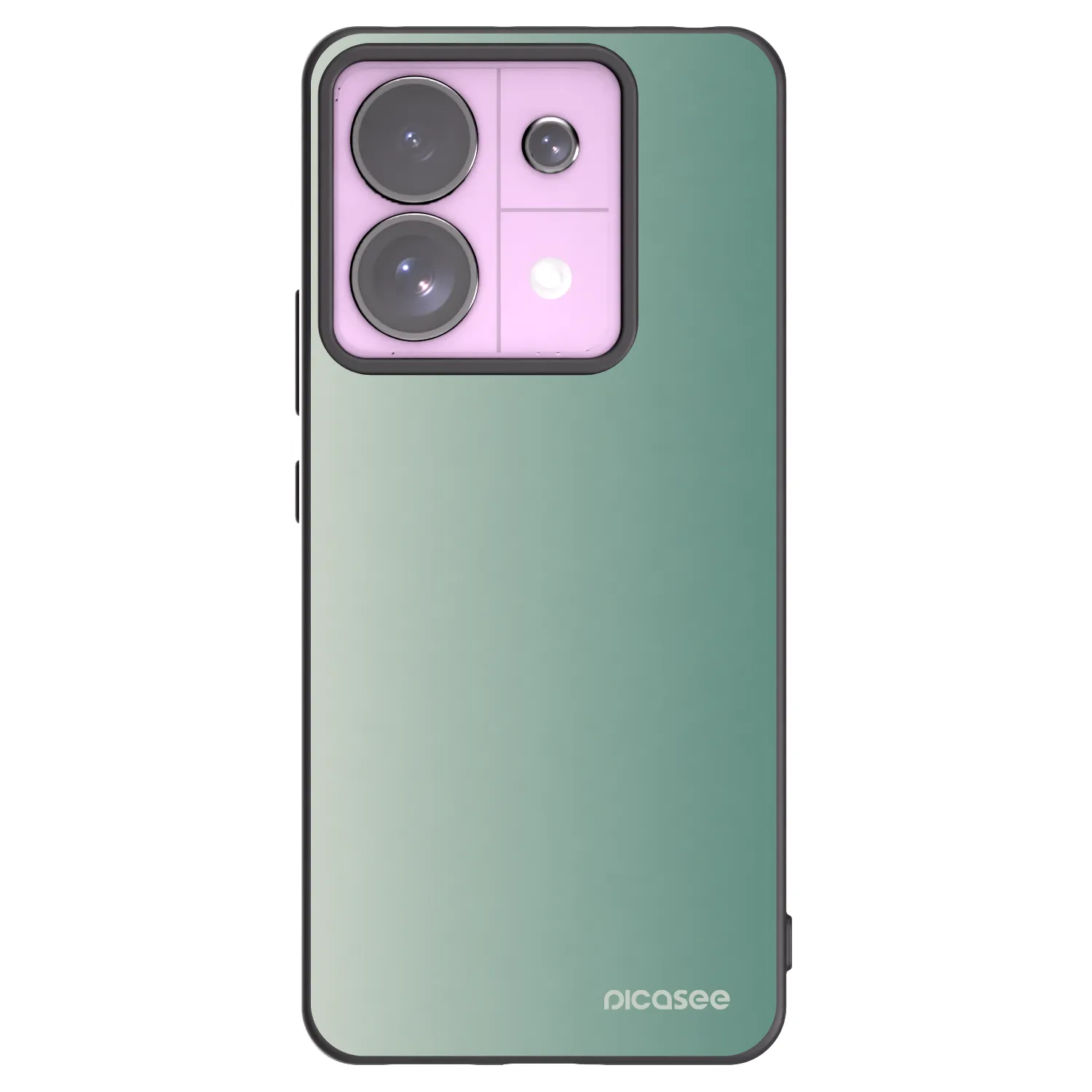 Picasee silikonowe czarne etui na Xiaomi Redmi Note 13 Pro 5G - Misty Sage