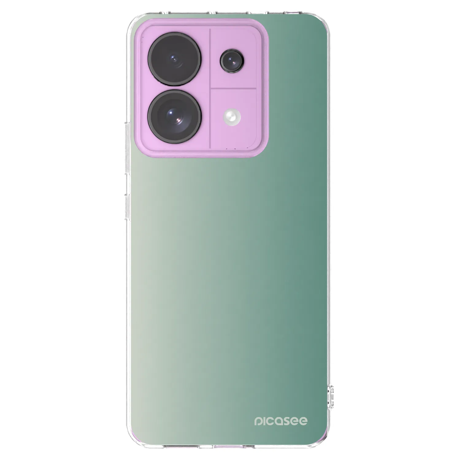 Picasee silikonowe przeźroczyste etui na Xiaomi Redmi Note 13 Pro 5G - Misty Sage