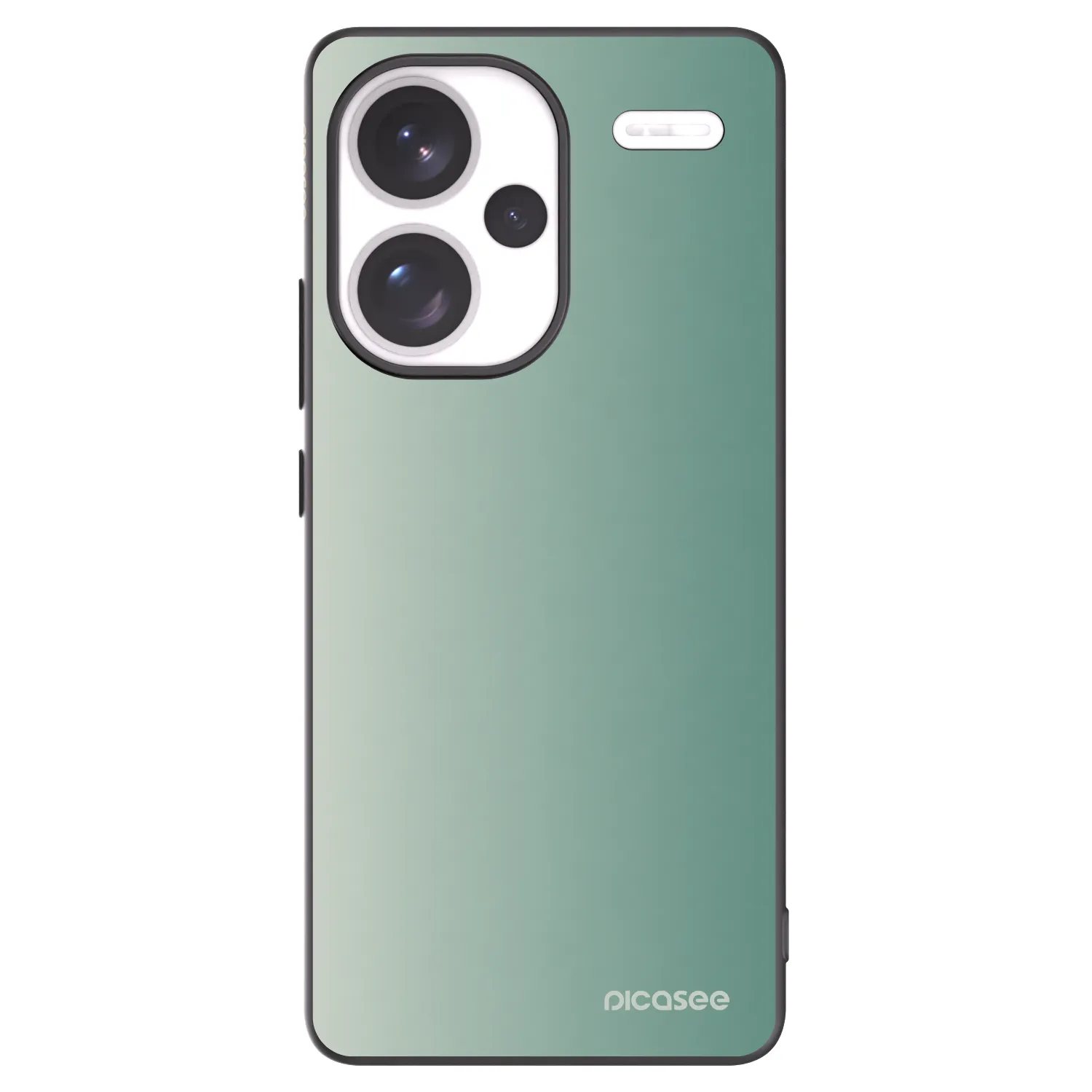 Picasee silikonowe czarne etui na Xiaomi Redmi Note 13 Pro+ 5G - Misty Sage
