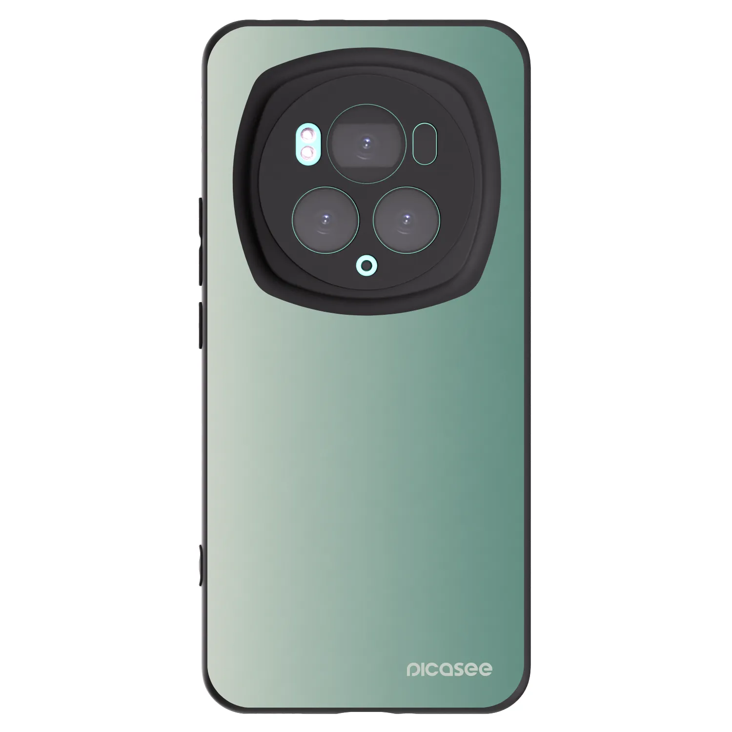 Picasee silikonowe czarne etui na Honor Magic6 Pro - Misty Sage