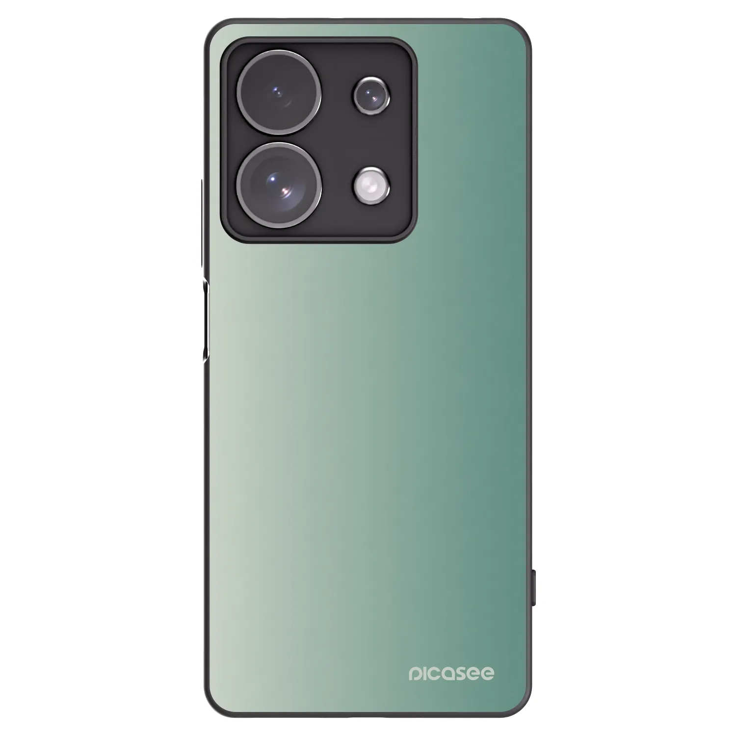 Picasee silikonowe czarne etui na Xiaomi Redmi Note 13 Pro 4G - Misty Sage
