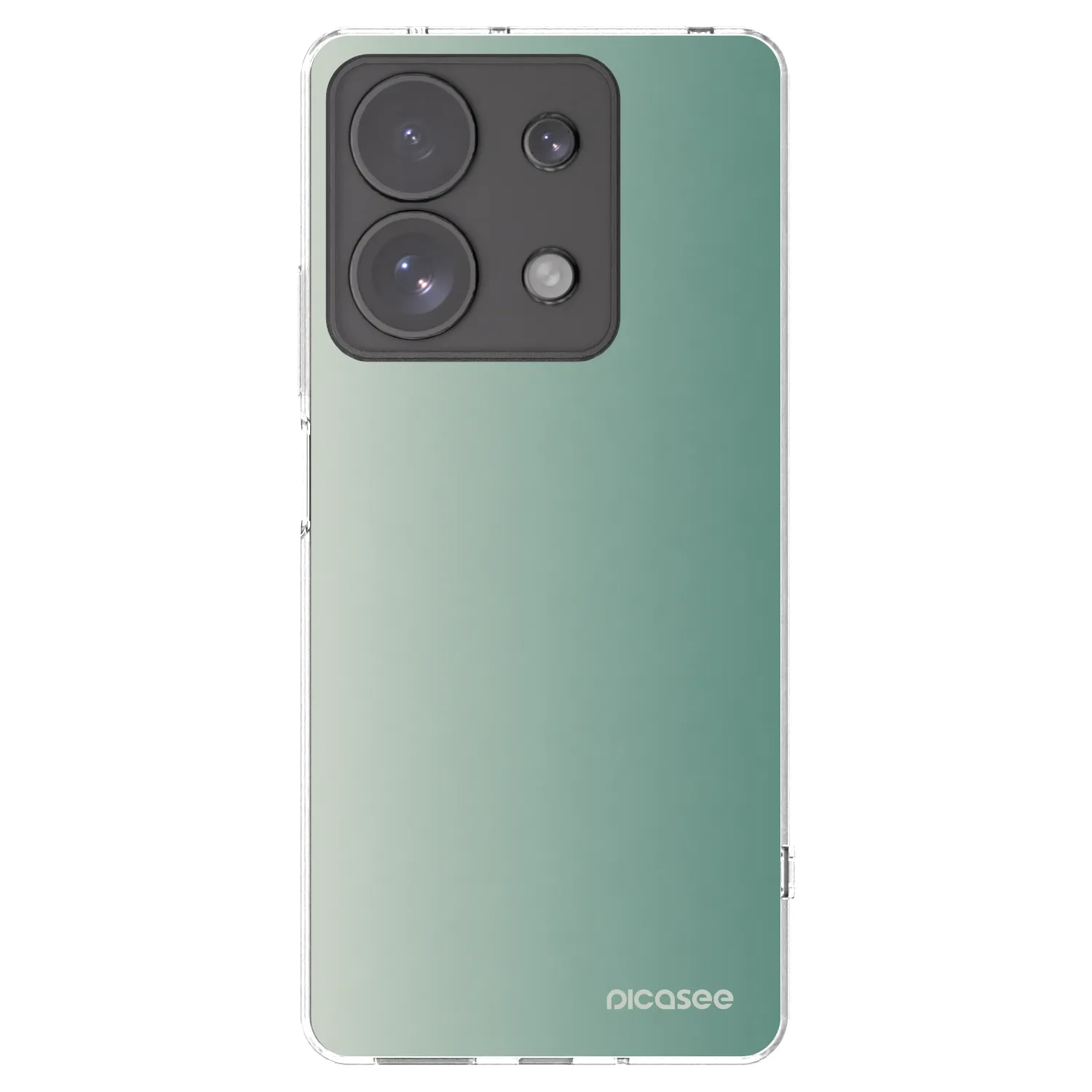 Picasee silikonowe przeźroczyste etui na Xiaomi Redmi Note 13 Pro 4G - Misty Sage