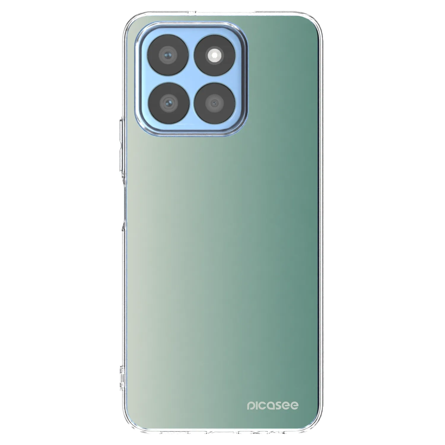 Picasee silikonowe przeźroczyste etui na Honor X8b - Misty Sage