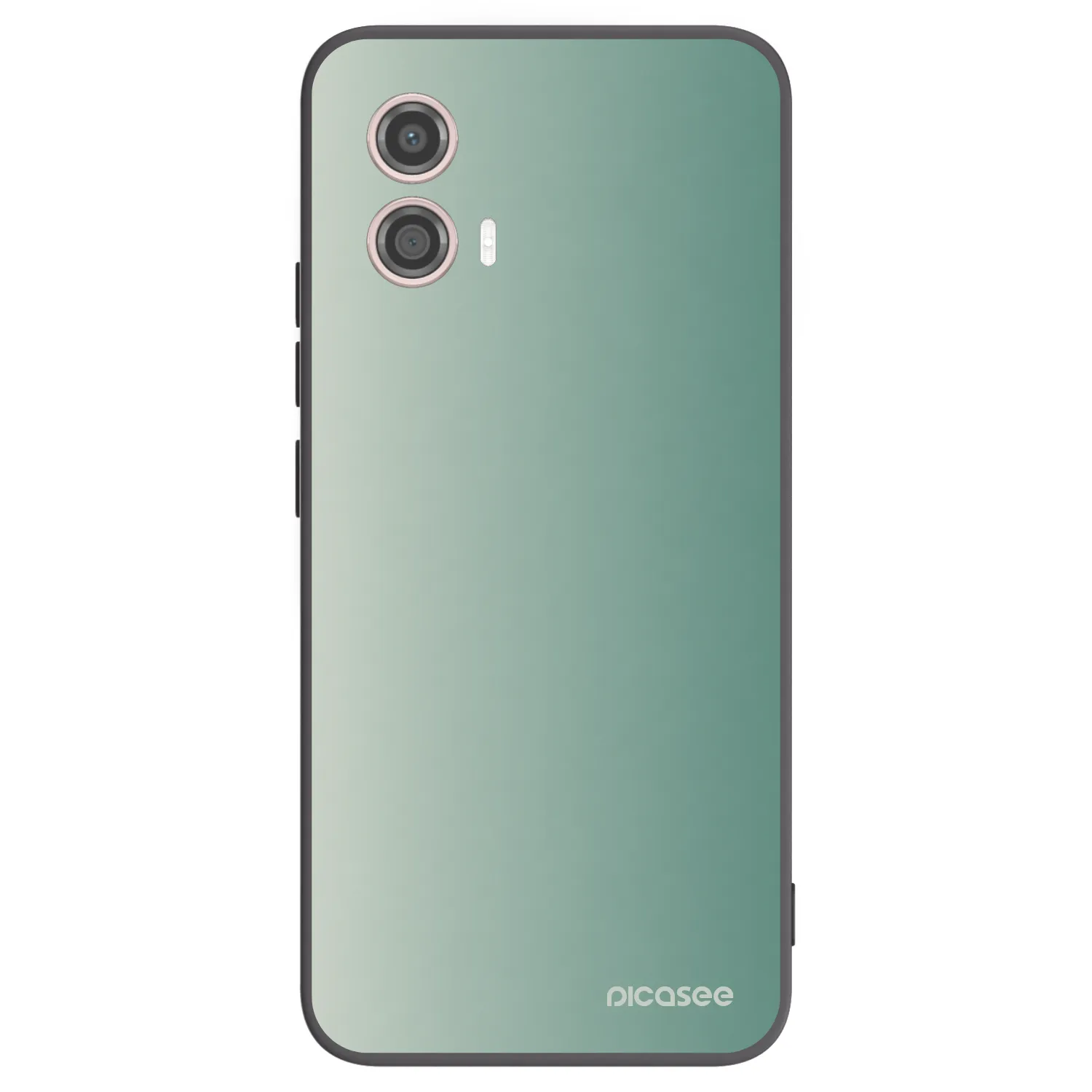 Picasee silikonowe czarne etui na Motorola Moto G53 5G - Misty Sage