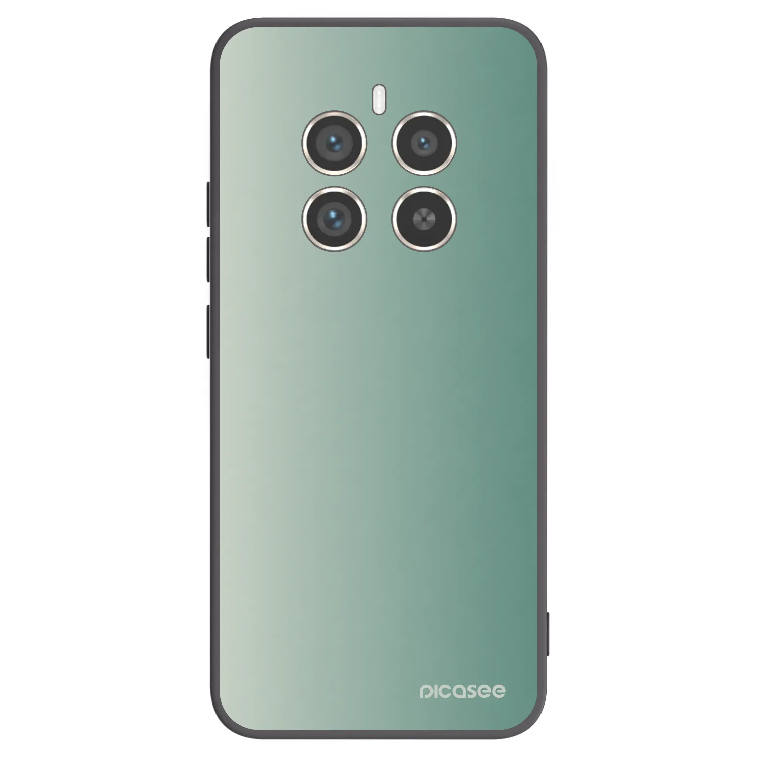 Picasee silikonowe czarne etui na Realme 12 Pro 5G - Misty Sage