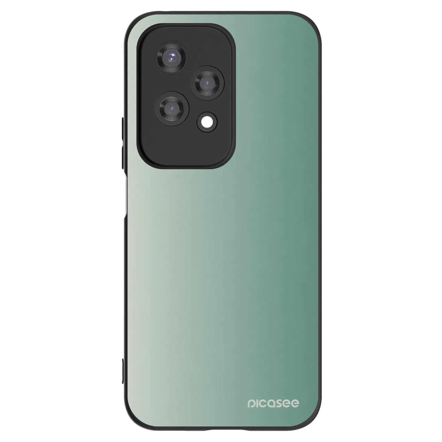 Picasee silikonowe czarne etui na Honor 200 Lite - Misty Sage