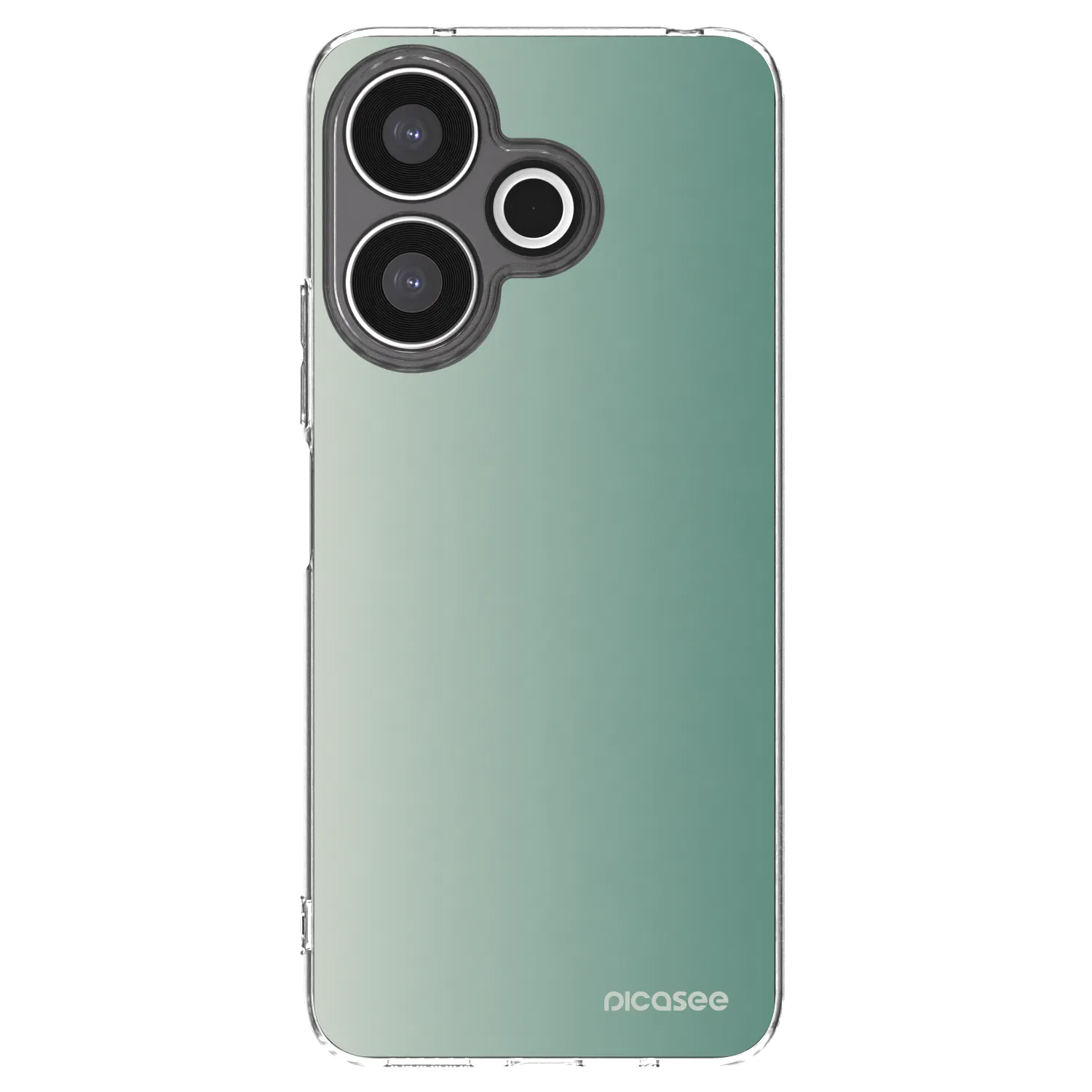 Picasee silikonowe przeźroczyste etui na Xiaomi Redmi 13 4G - Misty Sage