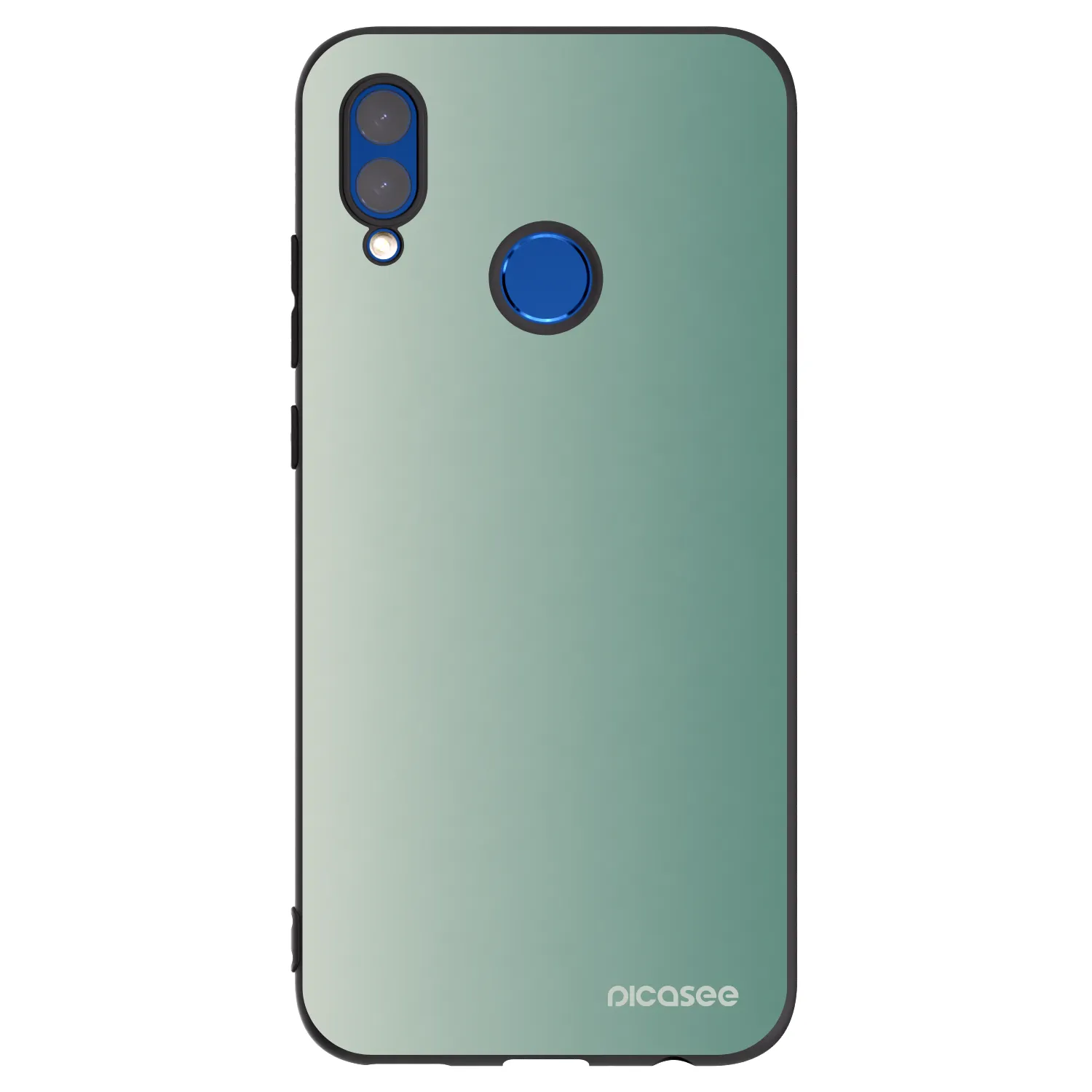 Picasee silikonowe czarne etui na Huawei P Smart 2019 - Misty Sage