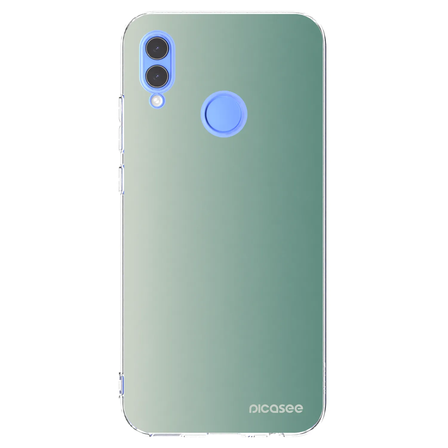 Picasee silikonowe przeźroczyste etui na Honor 10 Lite - Misty Sage