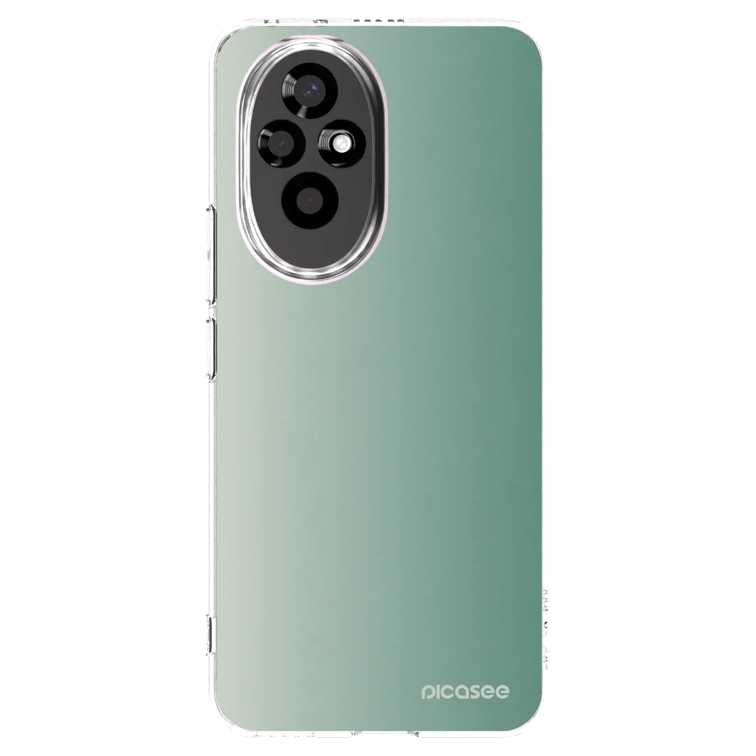 Picasee silikonowe przeźroczyste etui na Honor 200 Pro 5G - Misty Sage