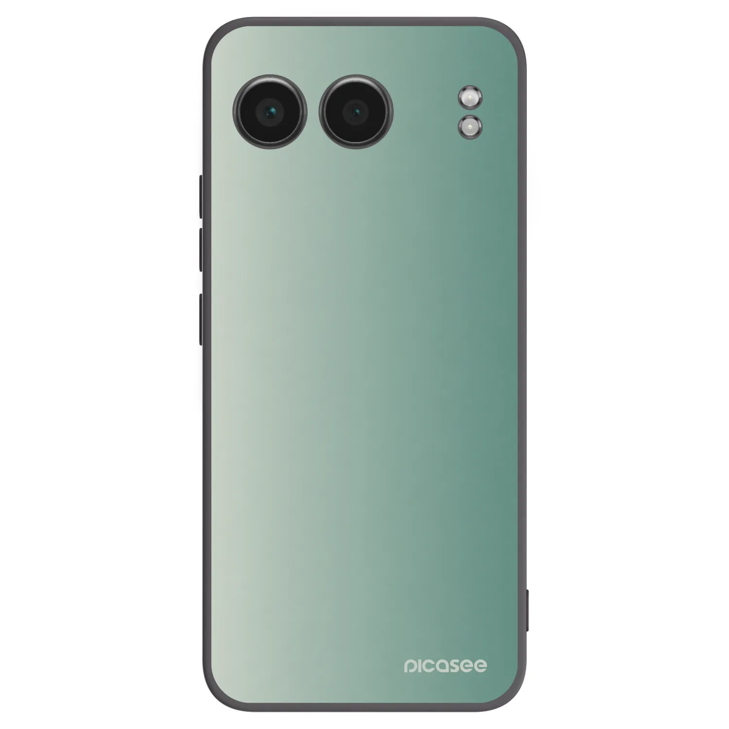 Picasee silikonowe czarne etui na OnePlus Nord 4 - Misty Sage