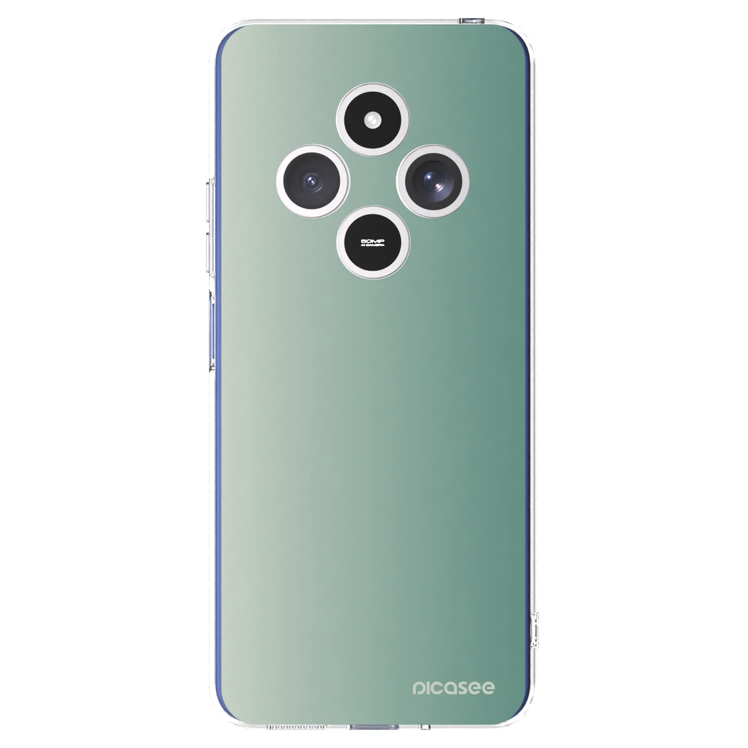Picasee silikonowe przeźroczyste etui na Xiaomi Redmi 14C - Misty Sage