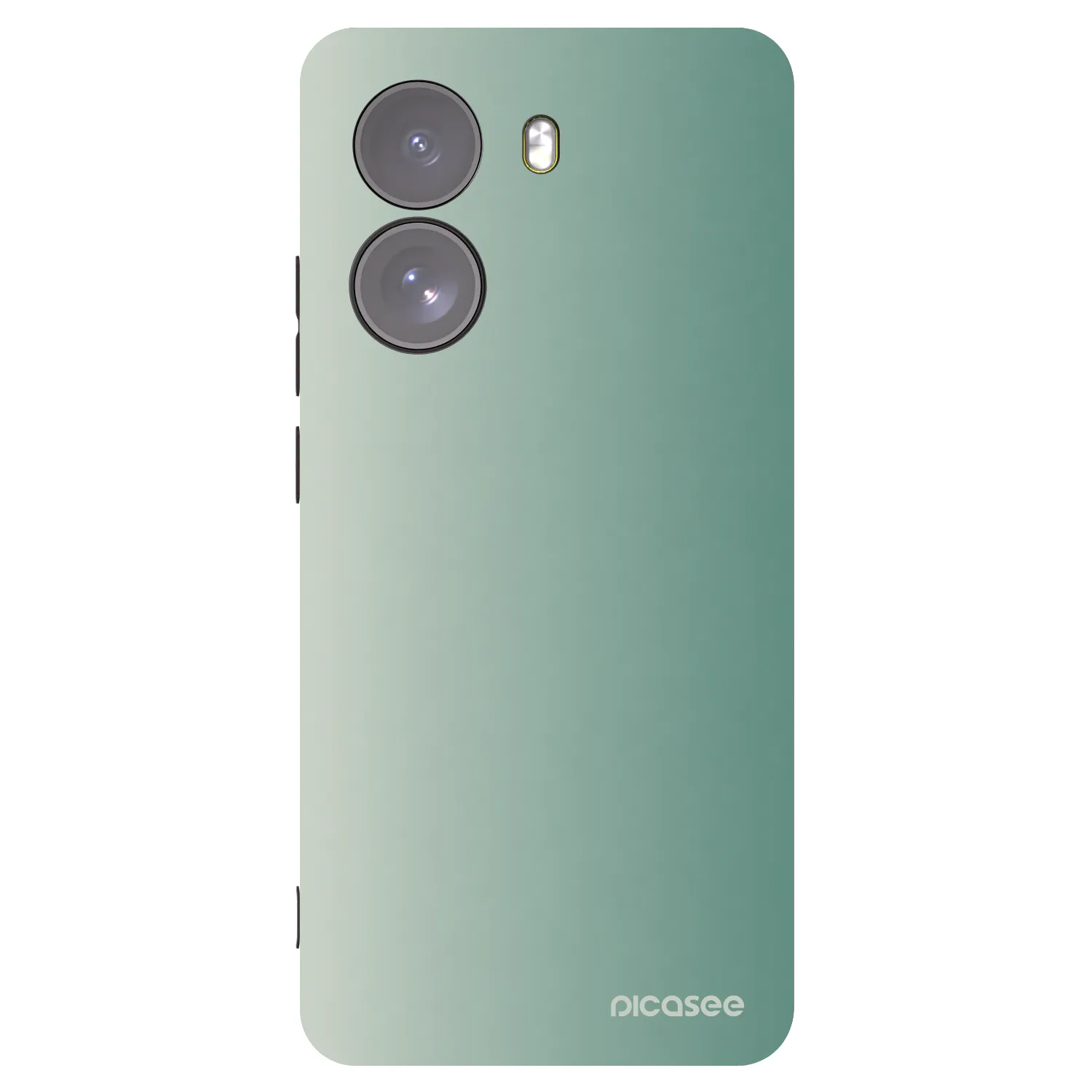 Picasee silikonowe czarne etui na Xiaomi Poco X7 - Misty Sage