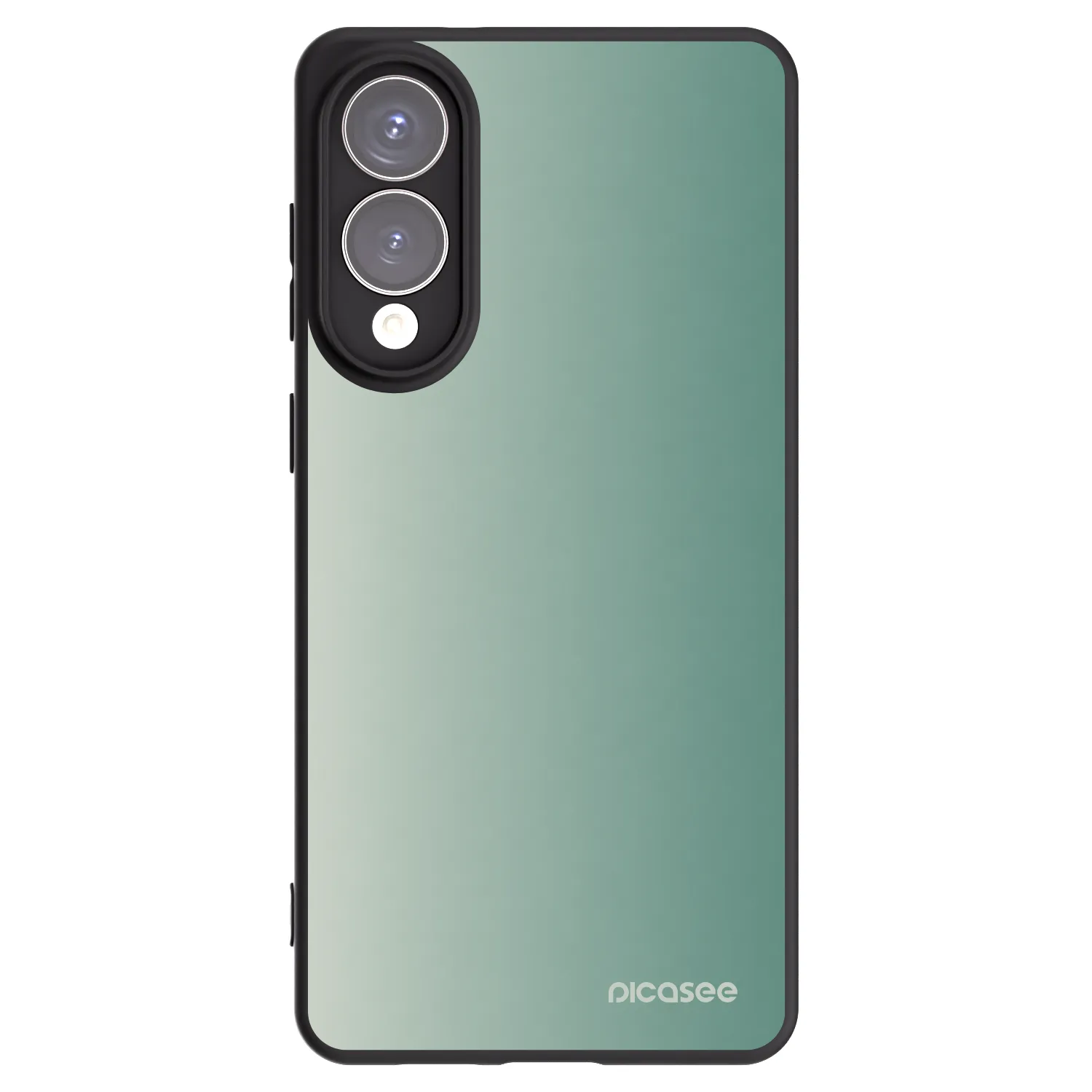 Picasee silikonowe czarne etui na Samsung Galaxy S25 Edge 5G - Misty Sage