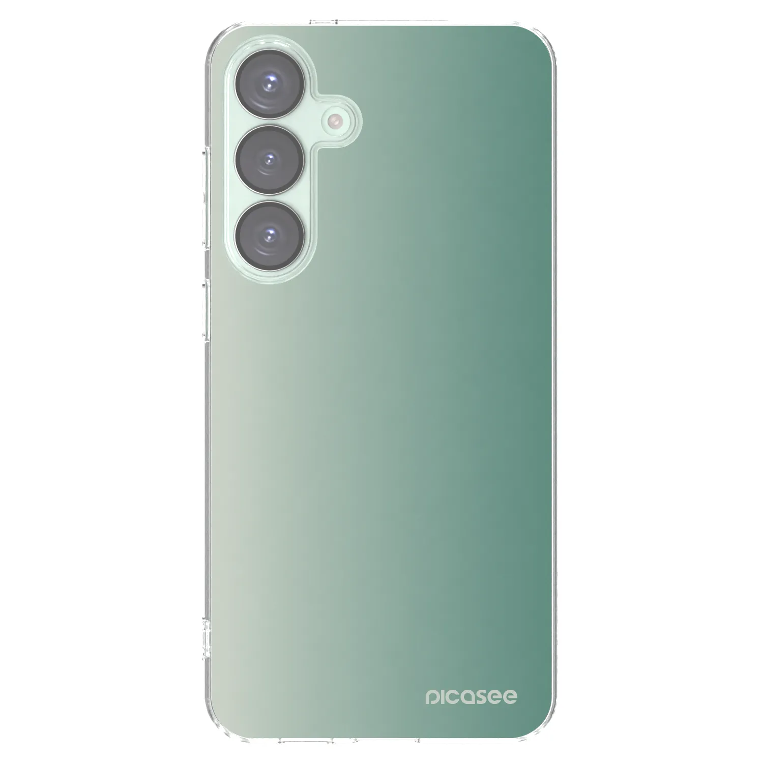 Picasee silikonowe przeźroczyste etui na Samsung Galaxy S25+ 5G - Misty Sage