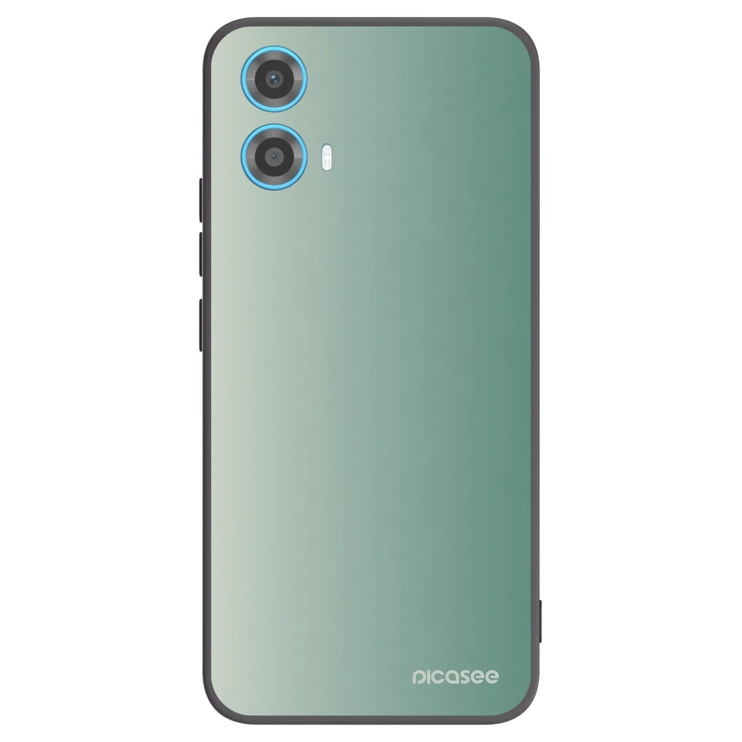 Picasee silikonowe czarne etui na Motorola Moto G34 5G - Misty Sage