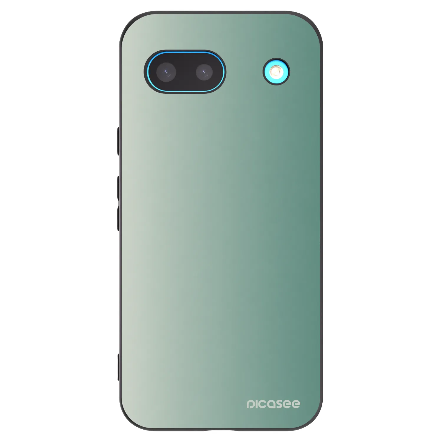 Picasee silikonowe czarne etui na Google Pixel 8a - Misty Sage
