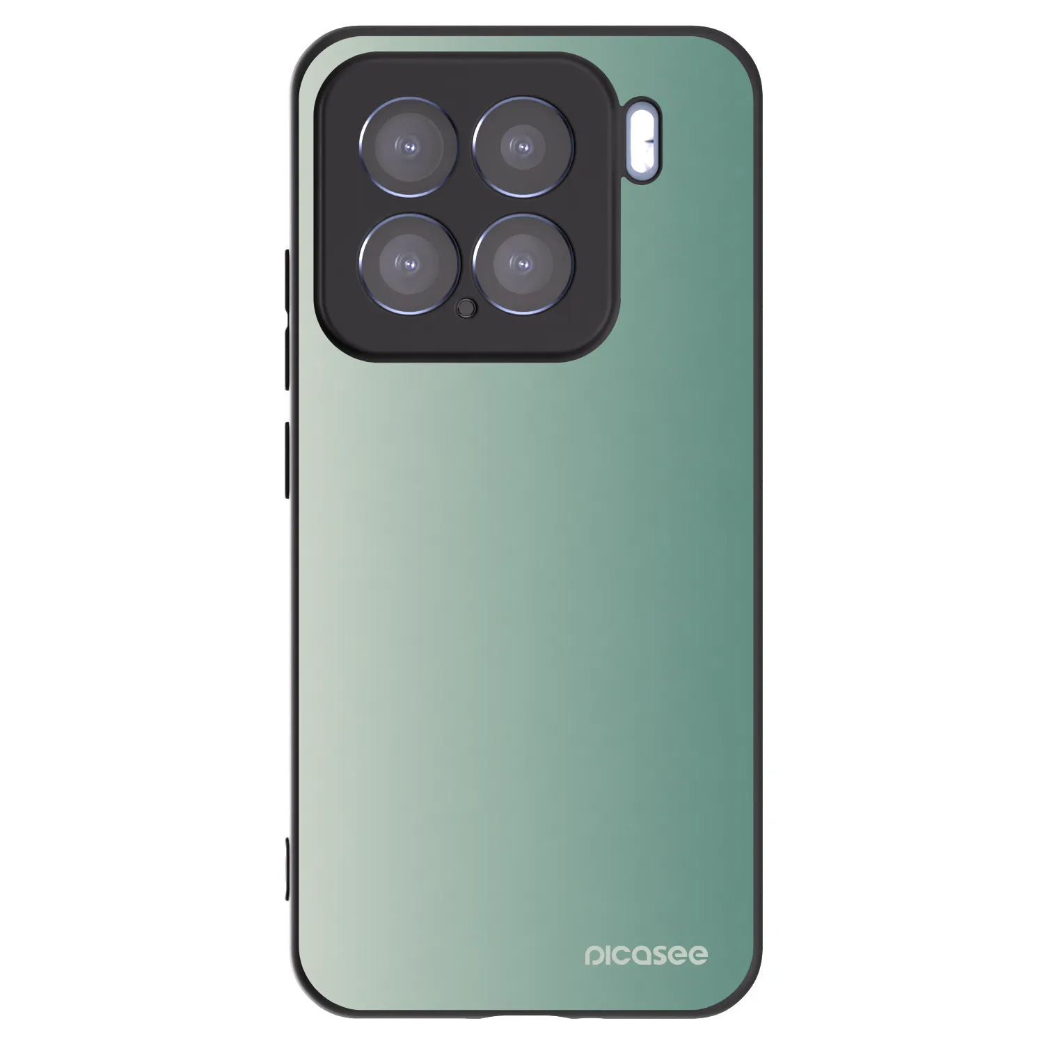 Picasee silikonowe czarne etui na Xiaomi 15 - Misty Sage