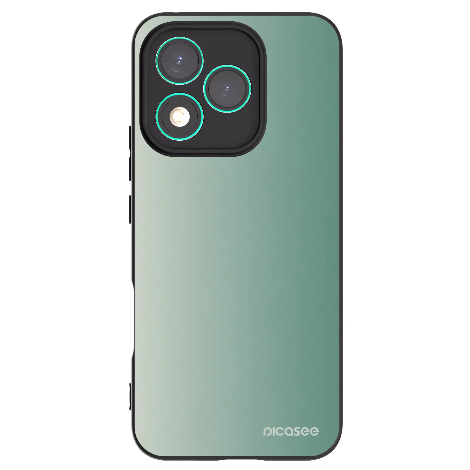 Picasee silikonowe czarne etui na Honor 400 Lite 5G - Misty Sage