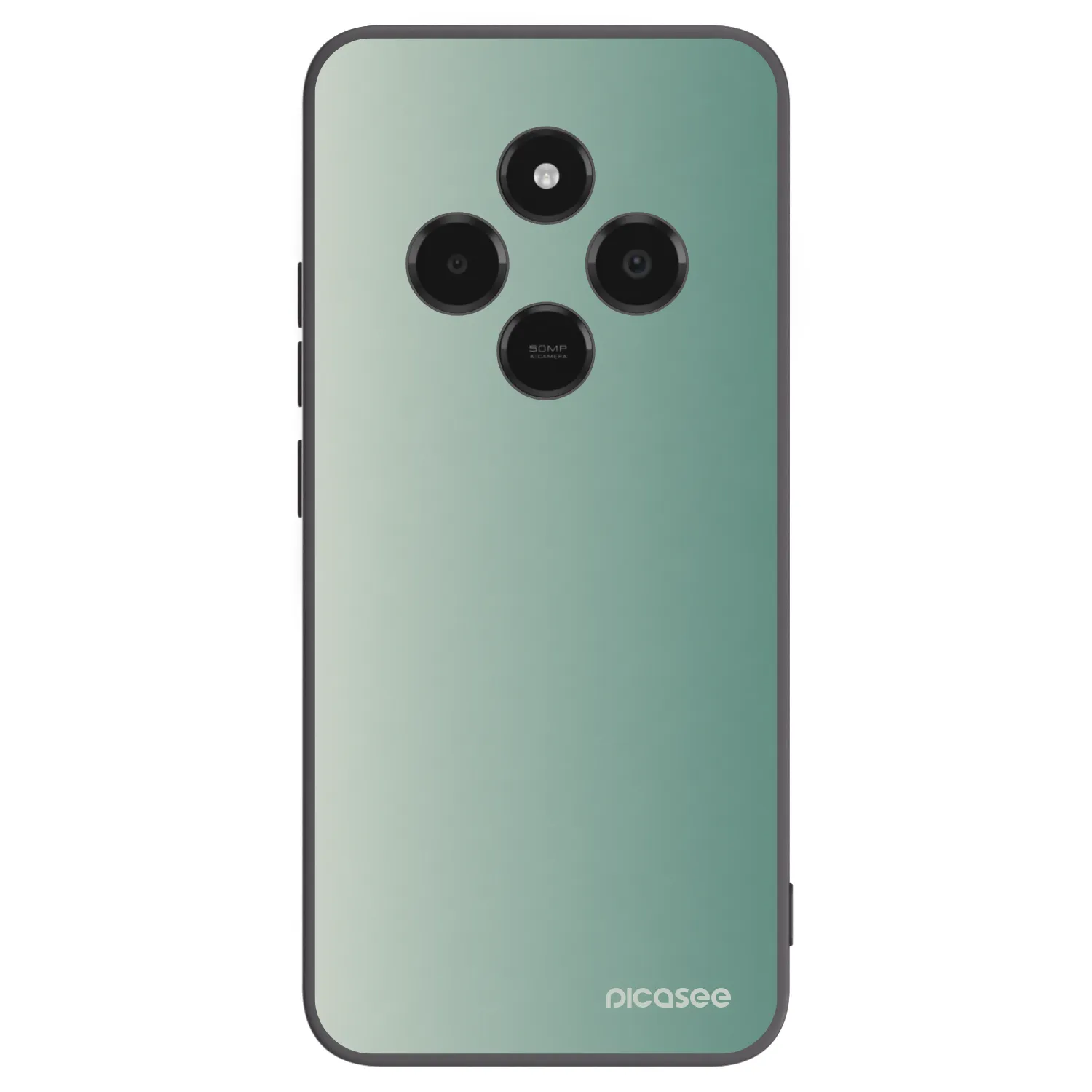 Picasee silikonowe czarne etui na Xiaomi Poco C75 - Misty Sage