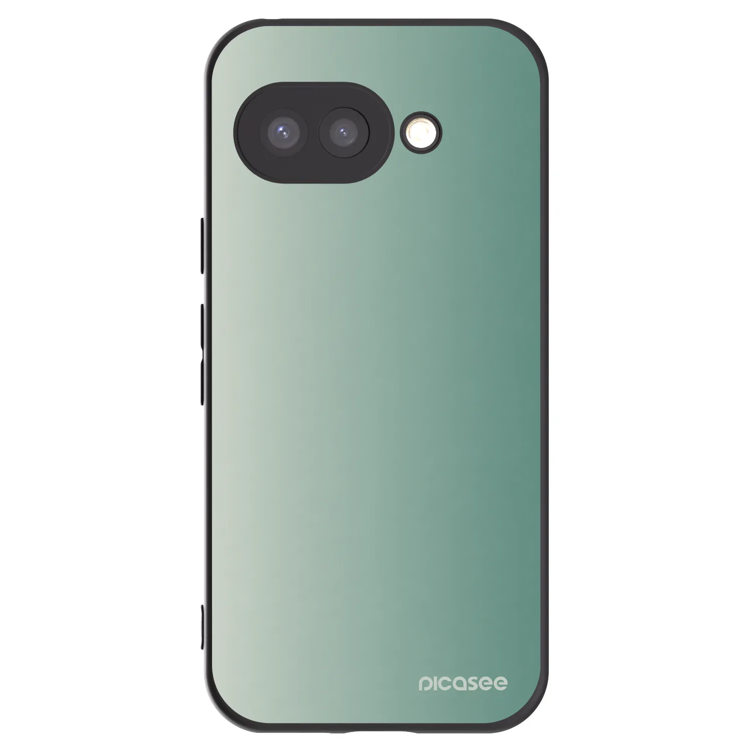 Picasee silikonowe czarne etui na Google Pixel 9a - Misty Sage