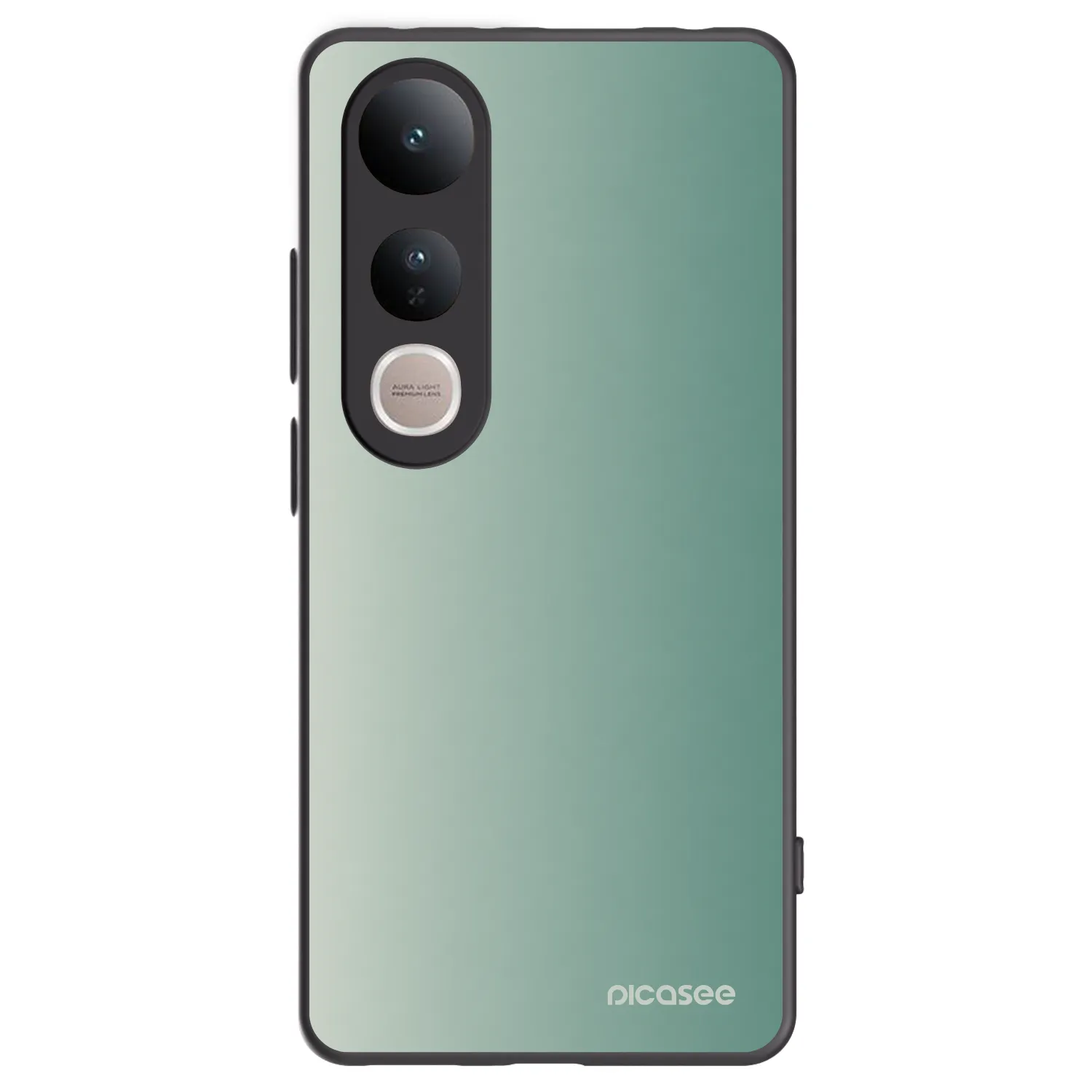 Picasee silikonowe czarne etui na Vivo V50 Lite 5G - Misty Sage