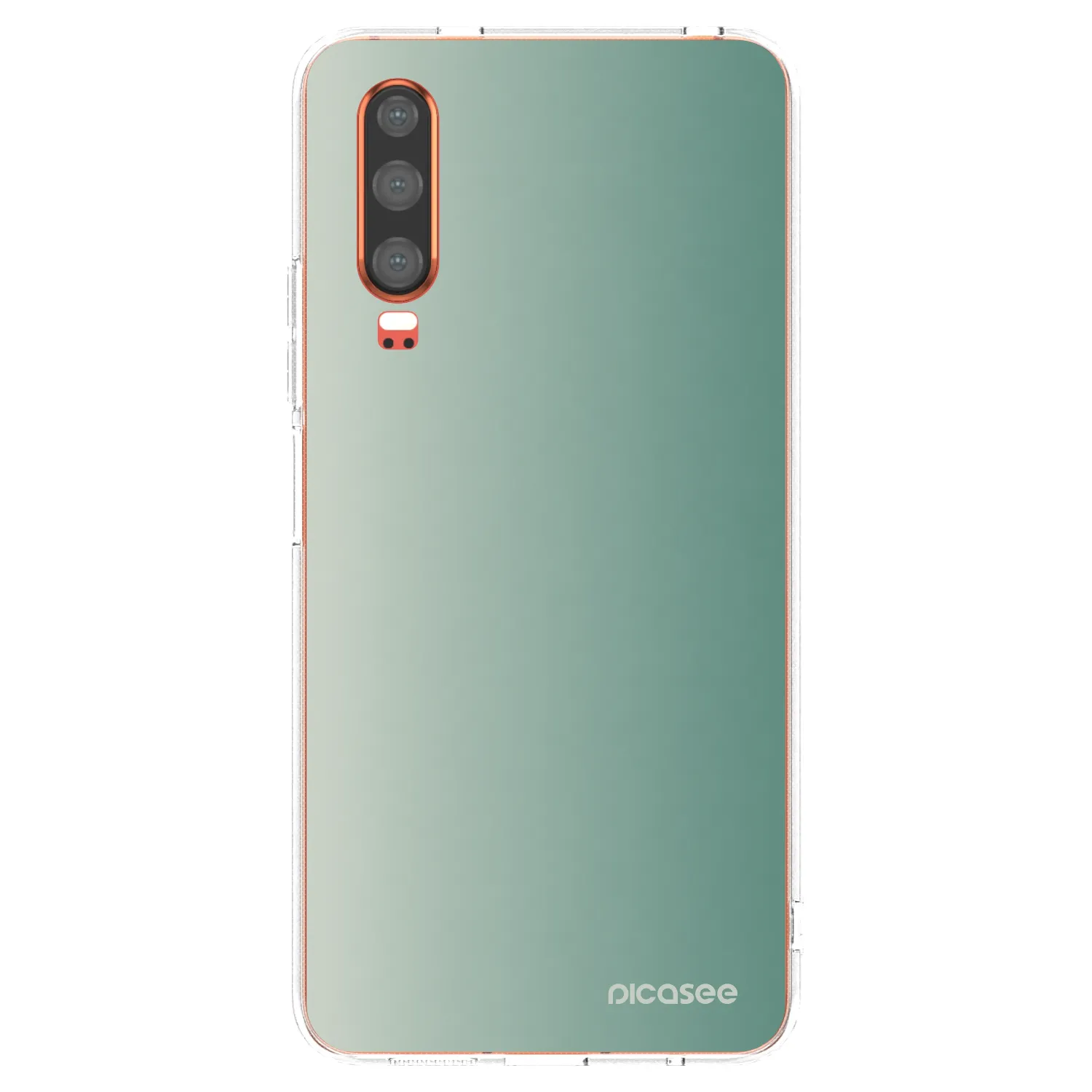 Picasee silikonowe przeźroczyste etui na Huawei P30 - Misty Sage