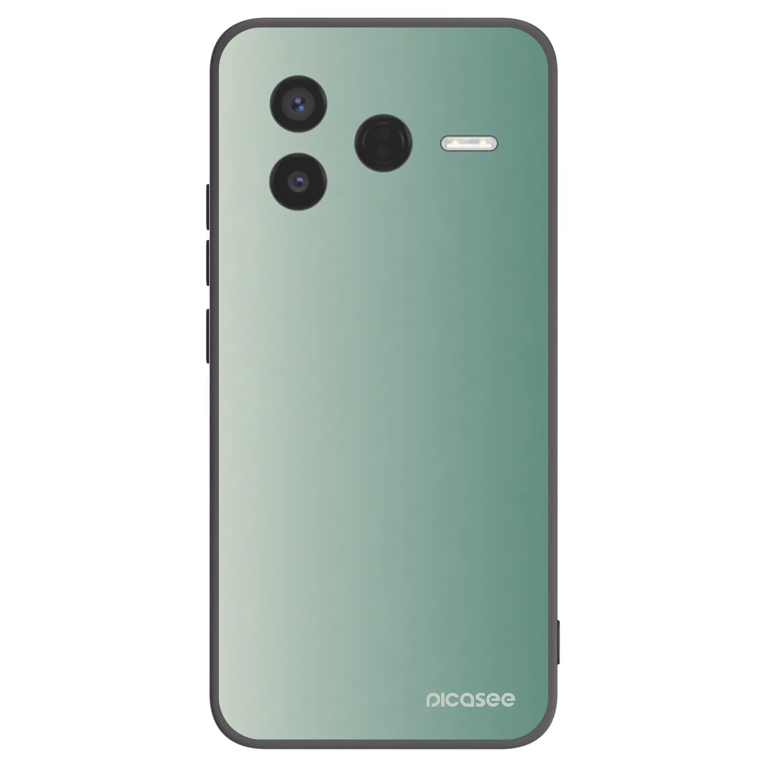 Picasee silikonowe czarne etui na Xiaomi Poco F7 Pro 5G - Misty Sage