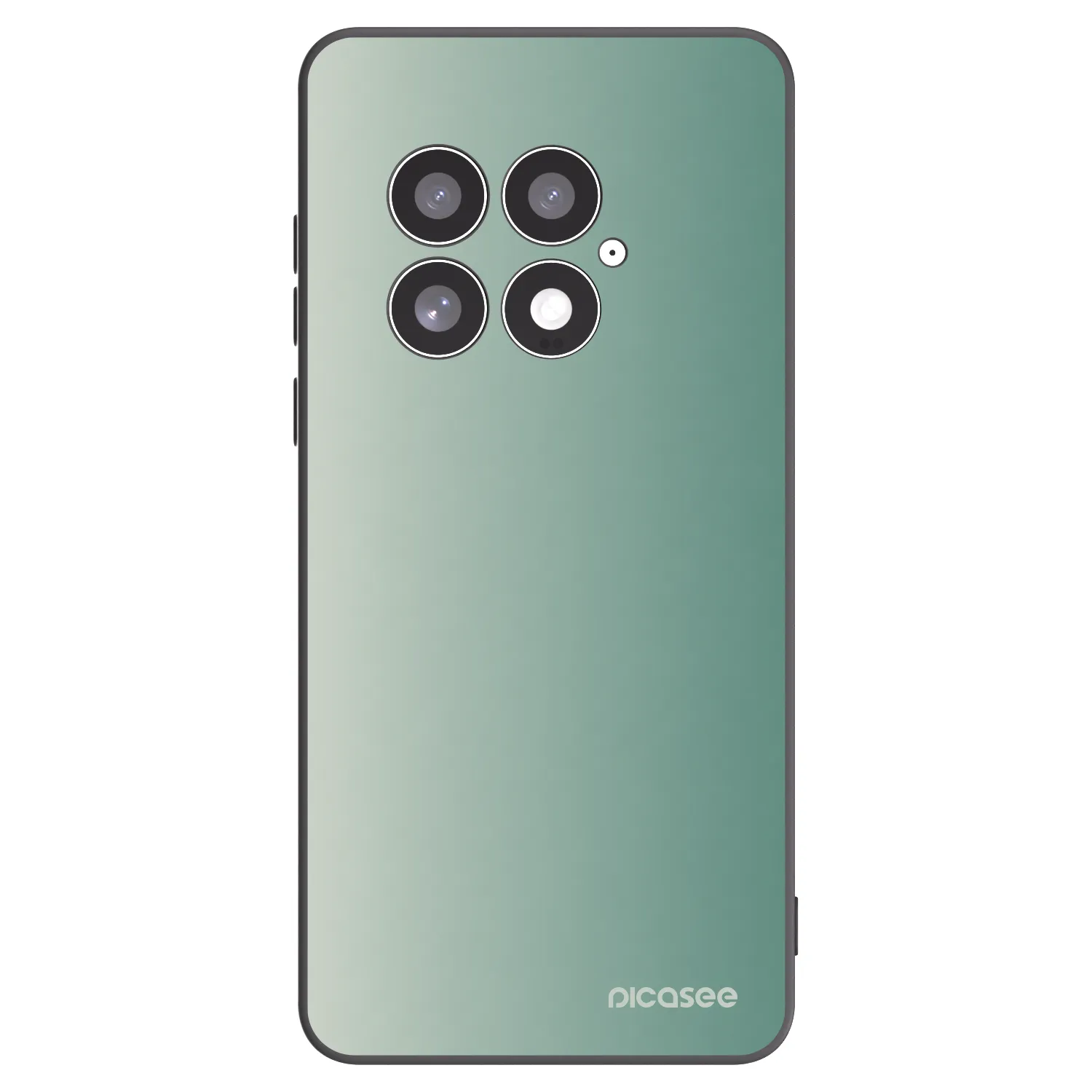 Picasee silikonowe czarne etui na OnePlus 13 5G - Misty Sage