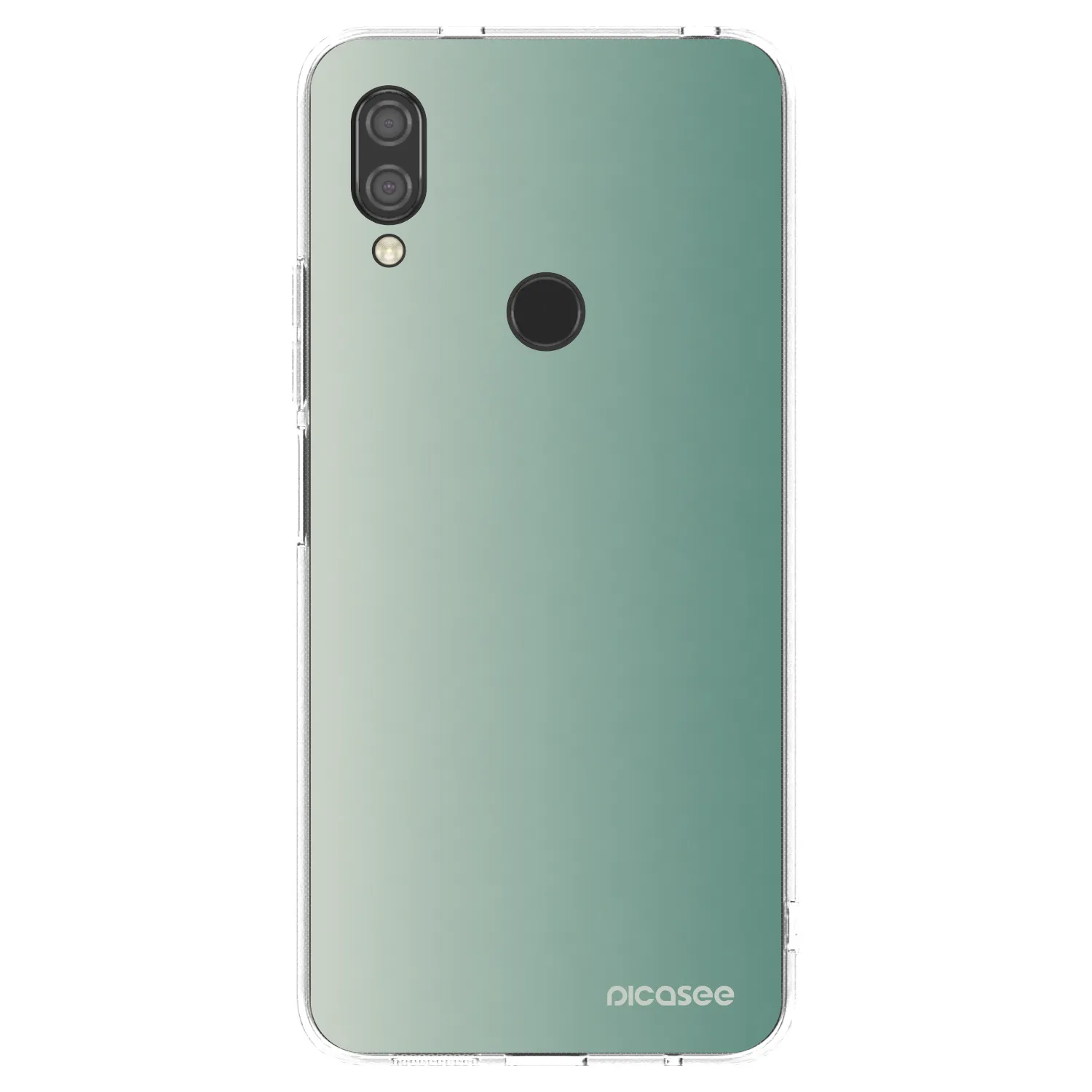 Picasee silikonowe przeźroczyste etui na Xiaomi Redmi 7 - Misty Sage