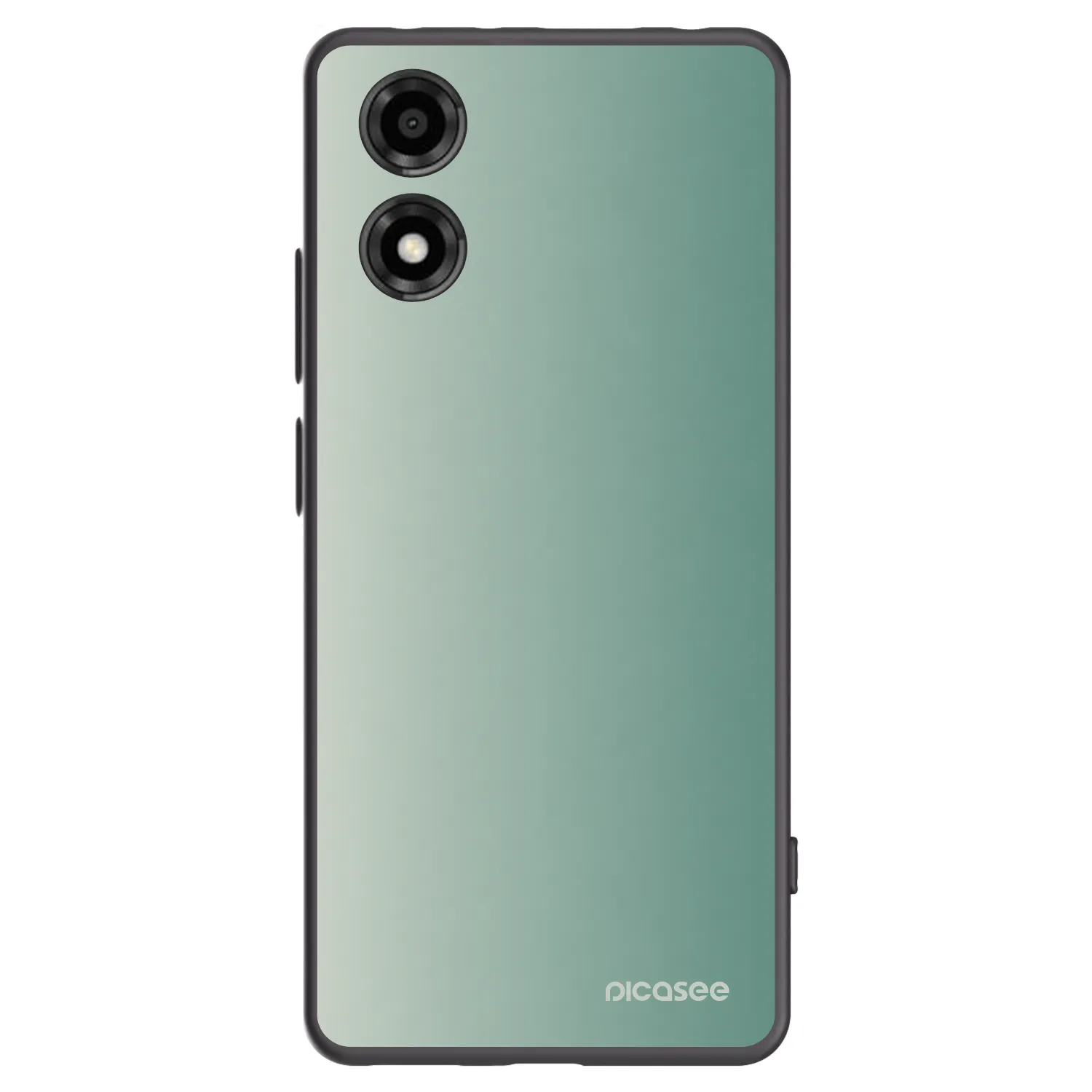 Picasee silikonowe czarne etui na Motorola Moto E14 - Misty Sage