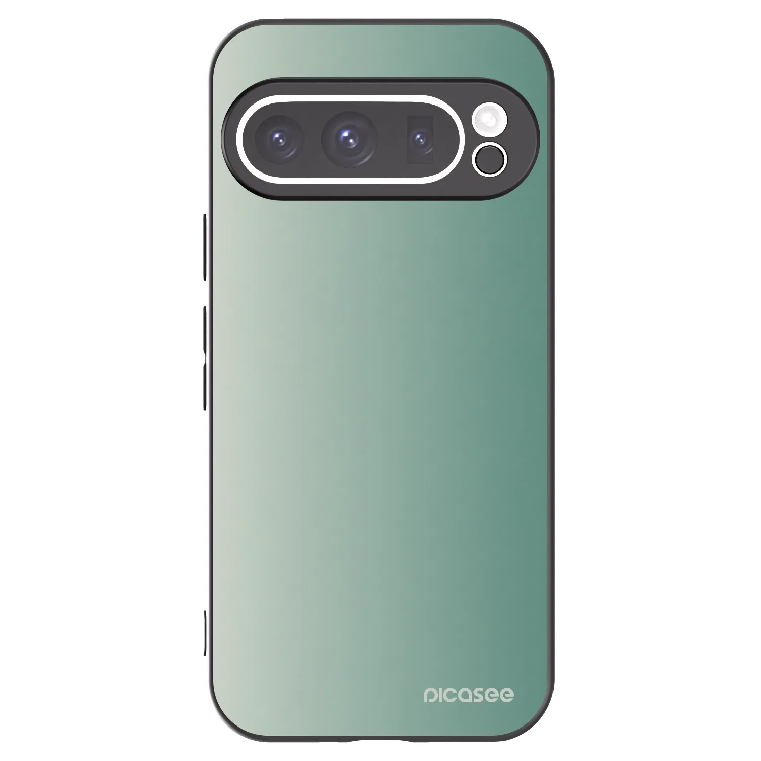 Picasee silikonowe czarne etui na Google Pixel 9 Pro XL - Misty Sage