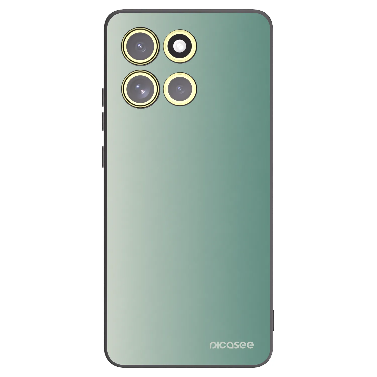 Picasee silikonowe czarne etui na Motorola Moto G86 5G - Misty Sage