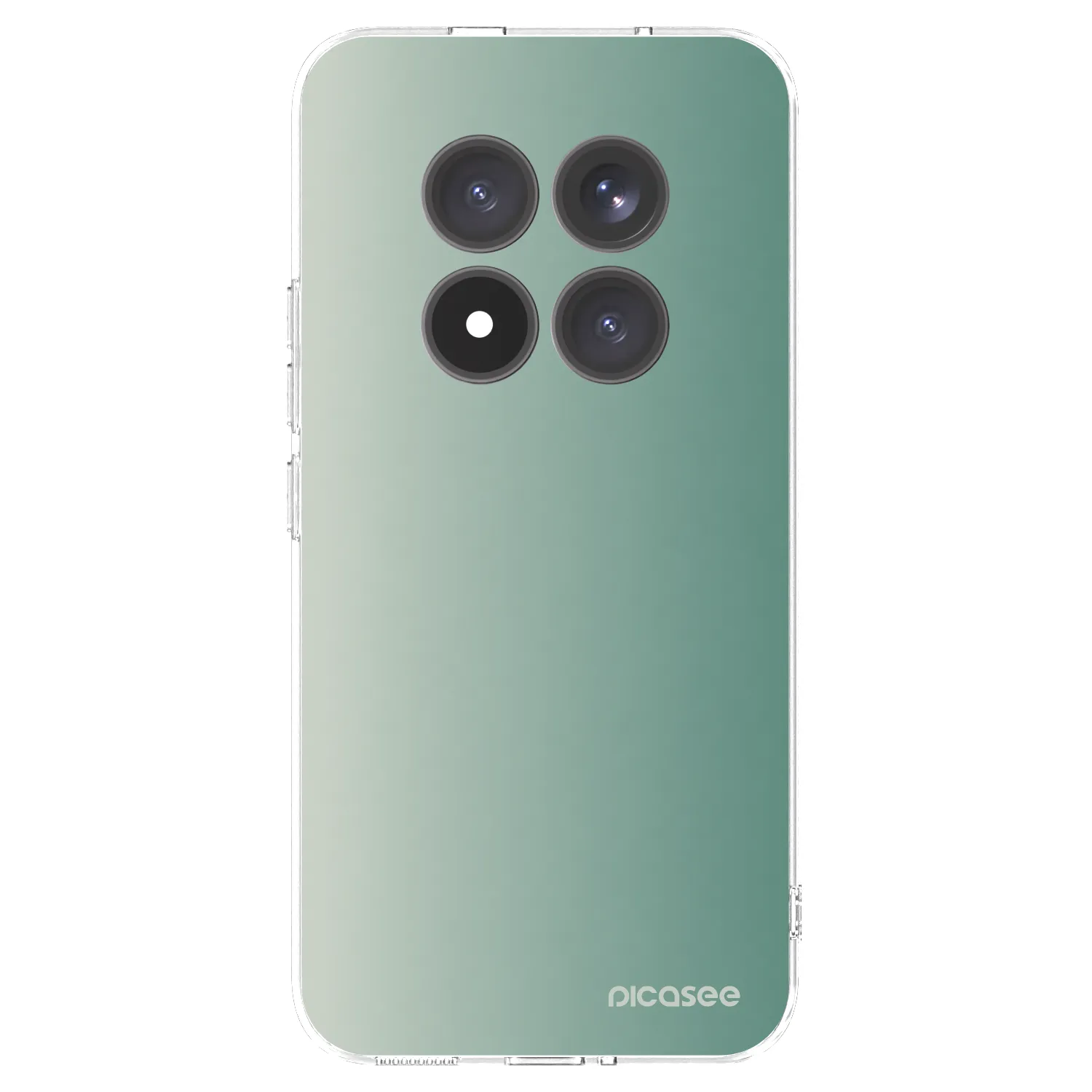 Picasee silikonowe przeźroczyste etui na Xiaomi Redmi Note 15 Pro+ - Misty Sage