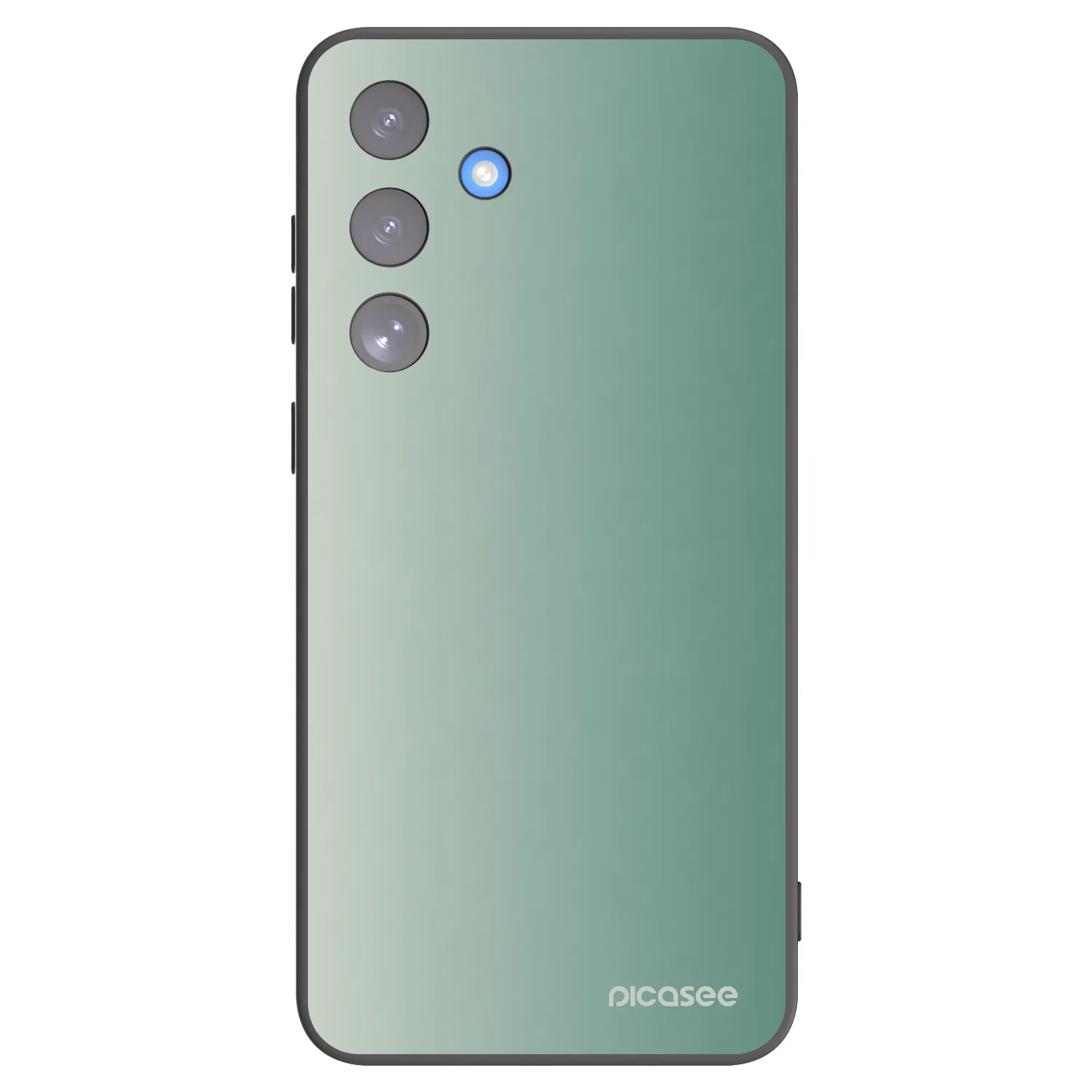 Picasee silikonowe czarne etui na Samsung Galaxy S25 FE 5G - Misty Sage