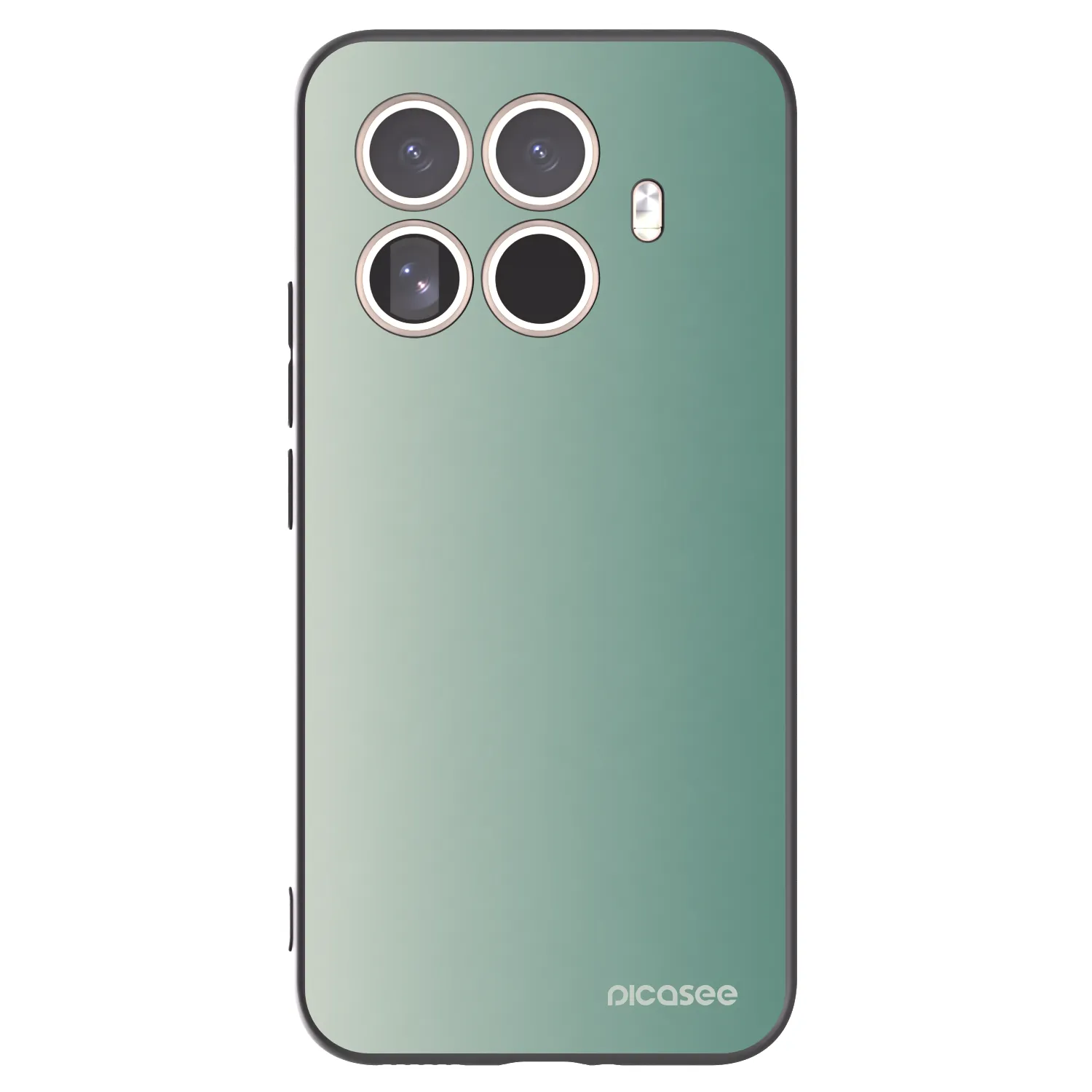 Picasee silikonowe czarne etui na Xiaomi 15T Pro - Misty Sage