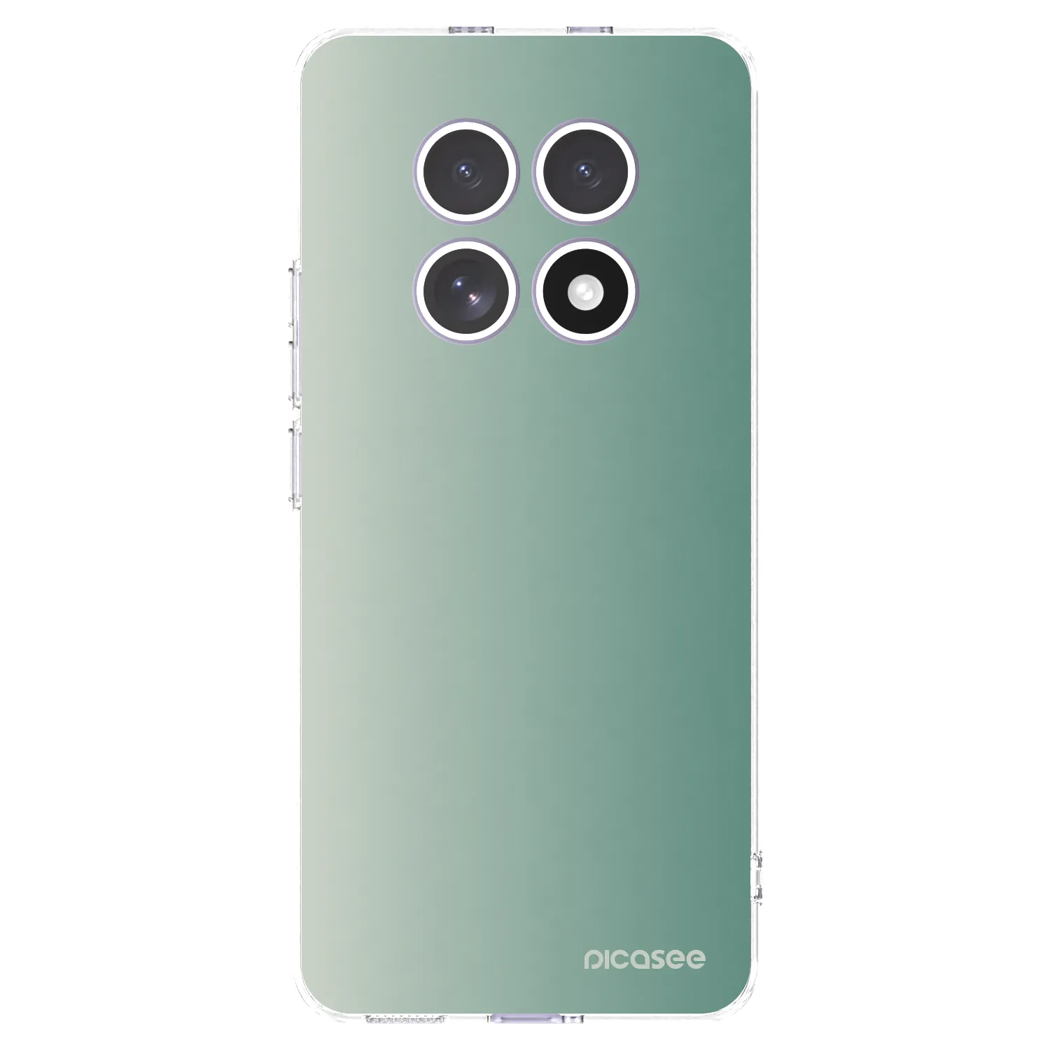 Picasee silikonowe przeźroczyste etui na Xiaomi Redmi Note 15 4G - Misty Sage