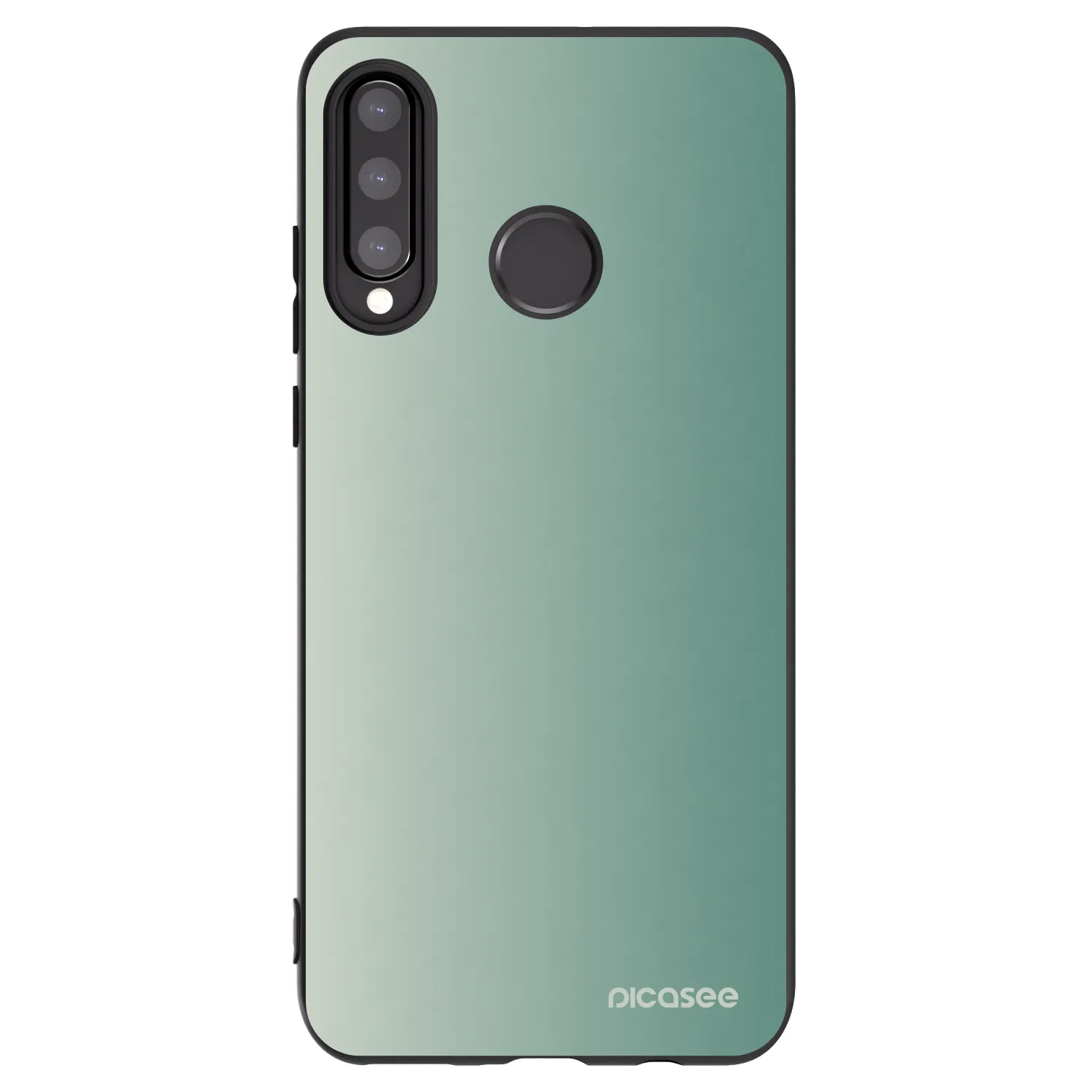 Picasee silikonowe czarne etui na Huawei P30 Lite - Misty Sage