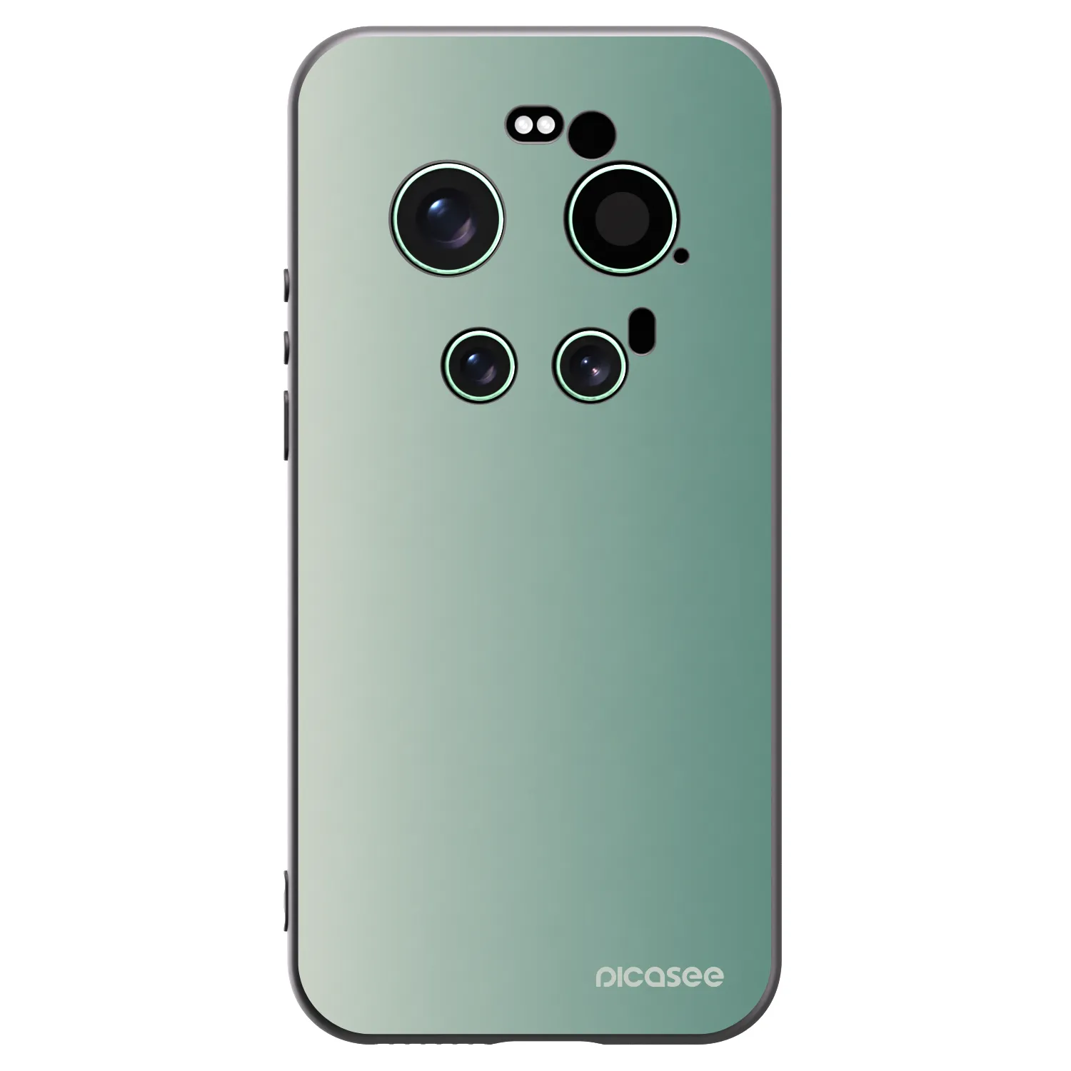 Picasee silikonowe czarne etui na Xiaomi 17 Ultra - Misty Sage