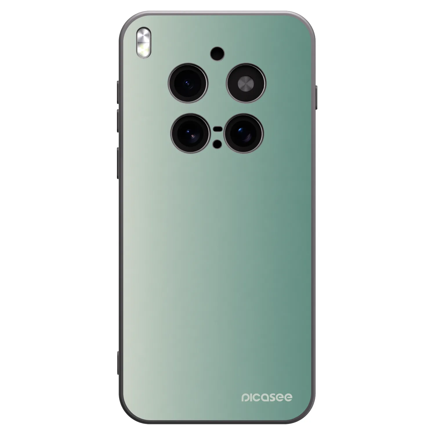 Picasee silikonowe czarne etui na Vivo X300 Pro - Misty Sage