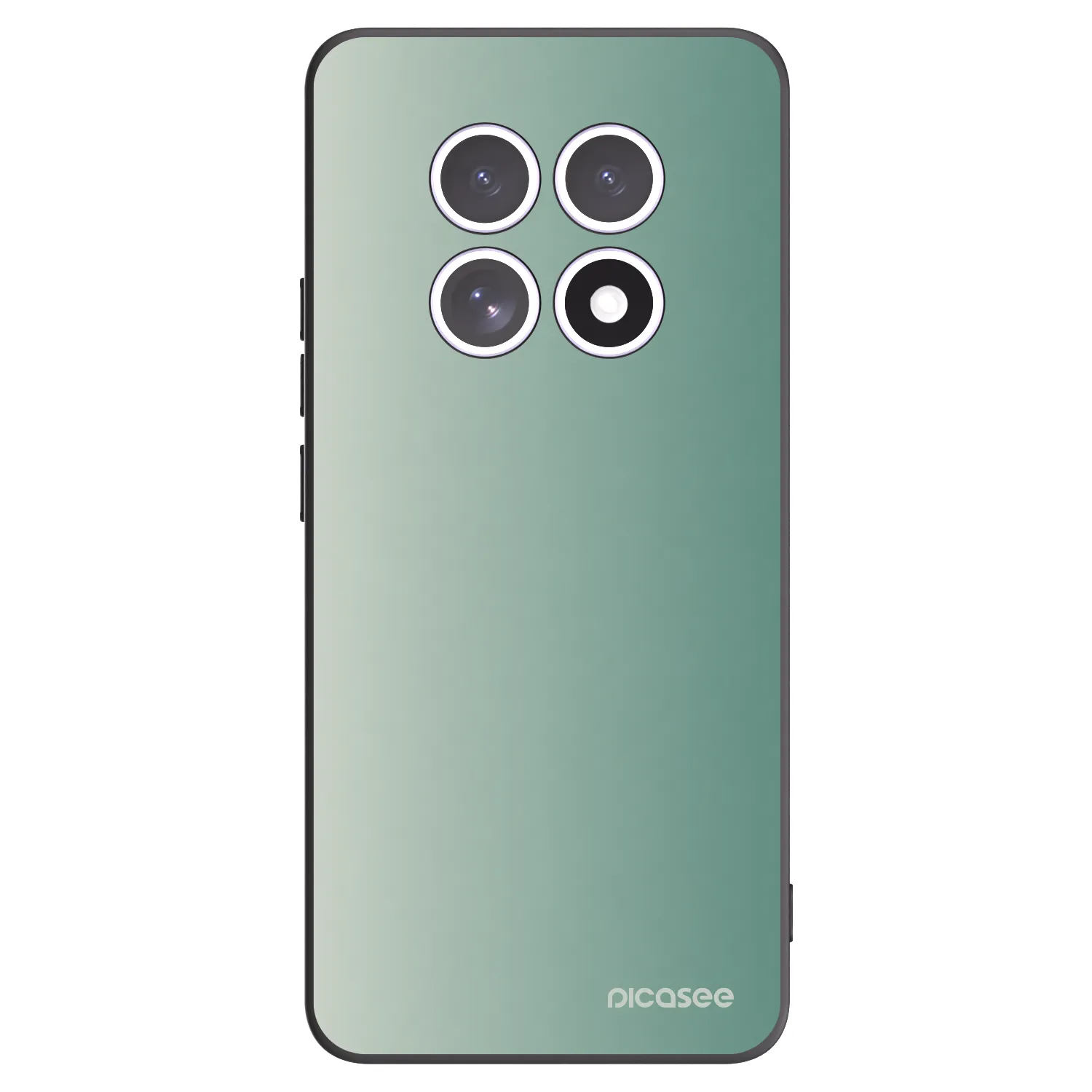 Picasee silikonowe czarne etui na Xiaomi Redmi Note 15 5G - Misty Sage