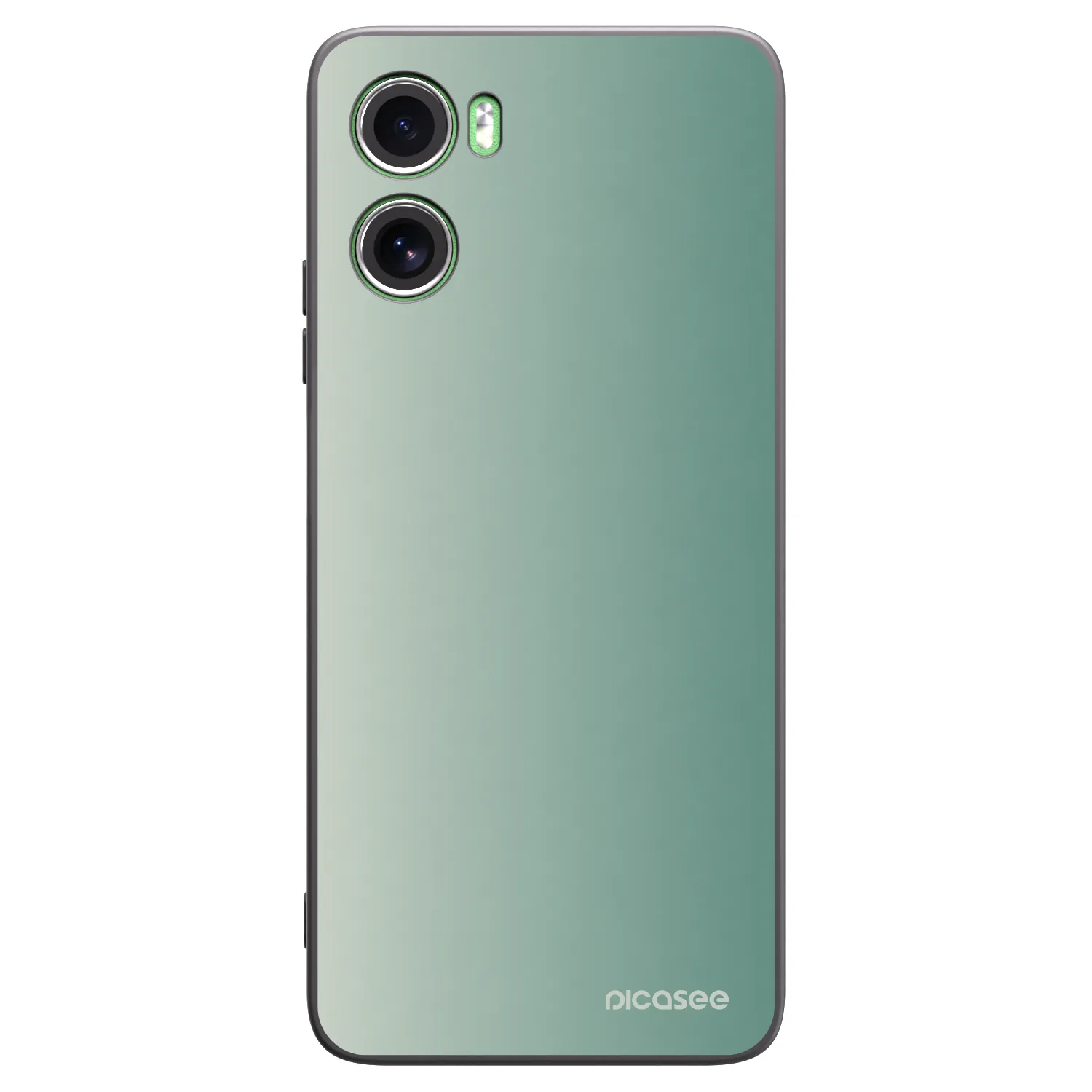 Picasee silikonowe czarne etui na Motorola Moto G06 - Misty Sage