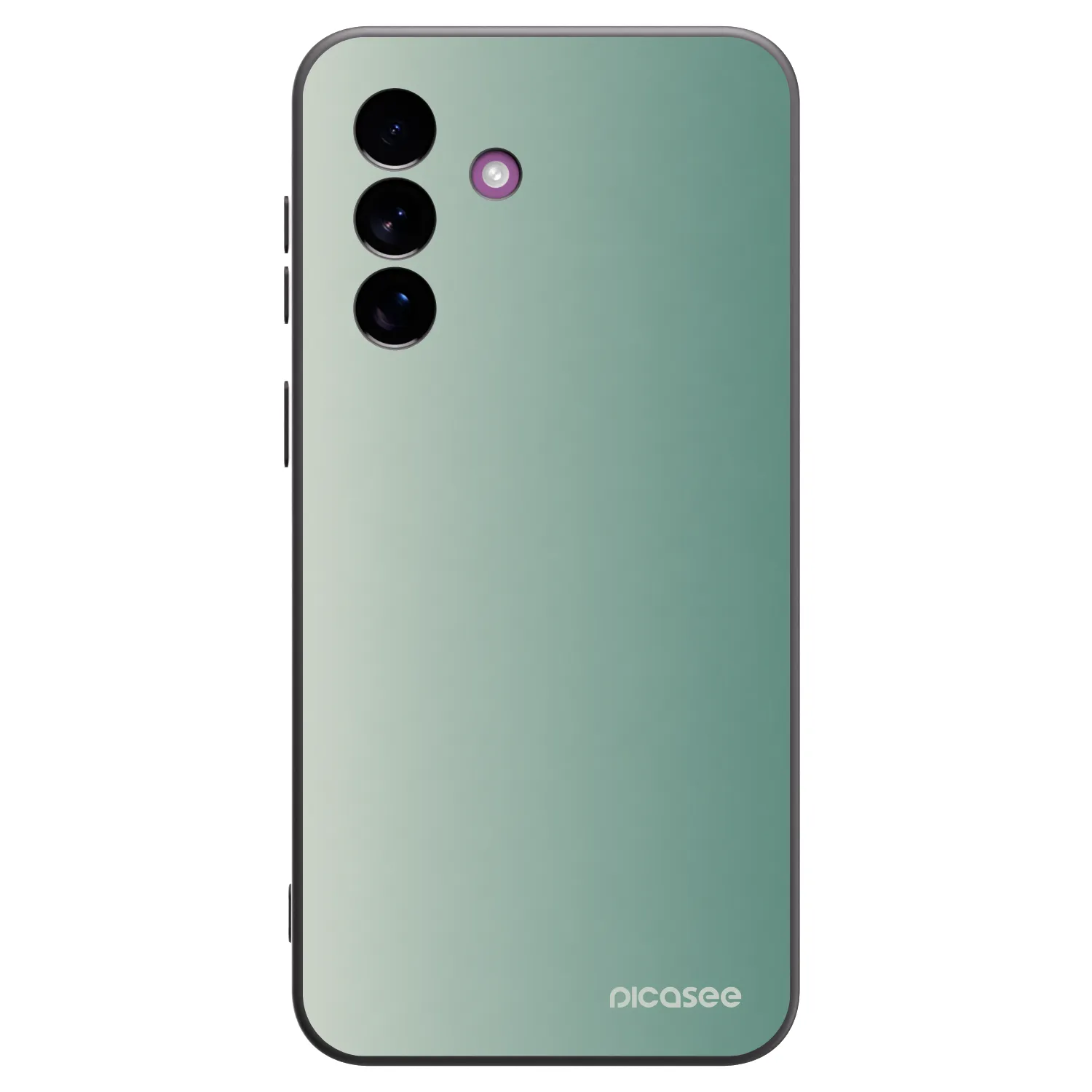 Picasee silikonowe czarne etui na Samsung Galaxy A37 - Misty Sage