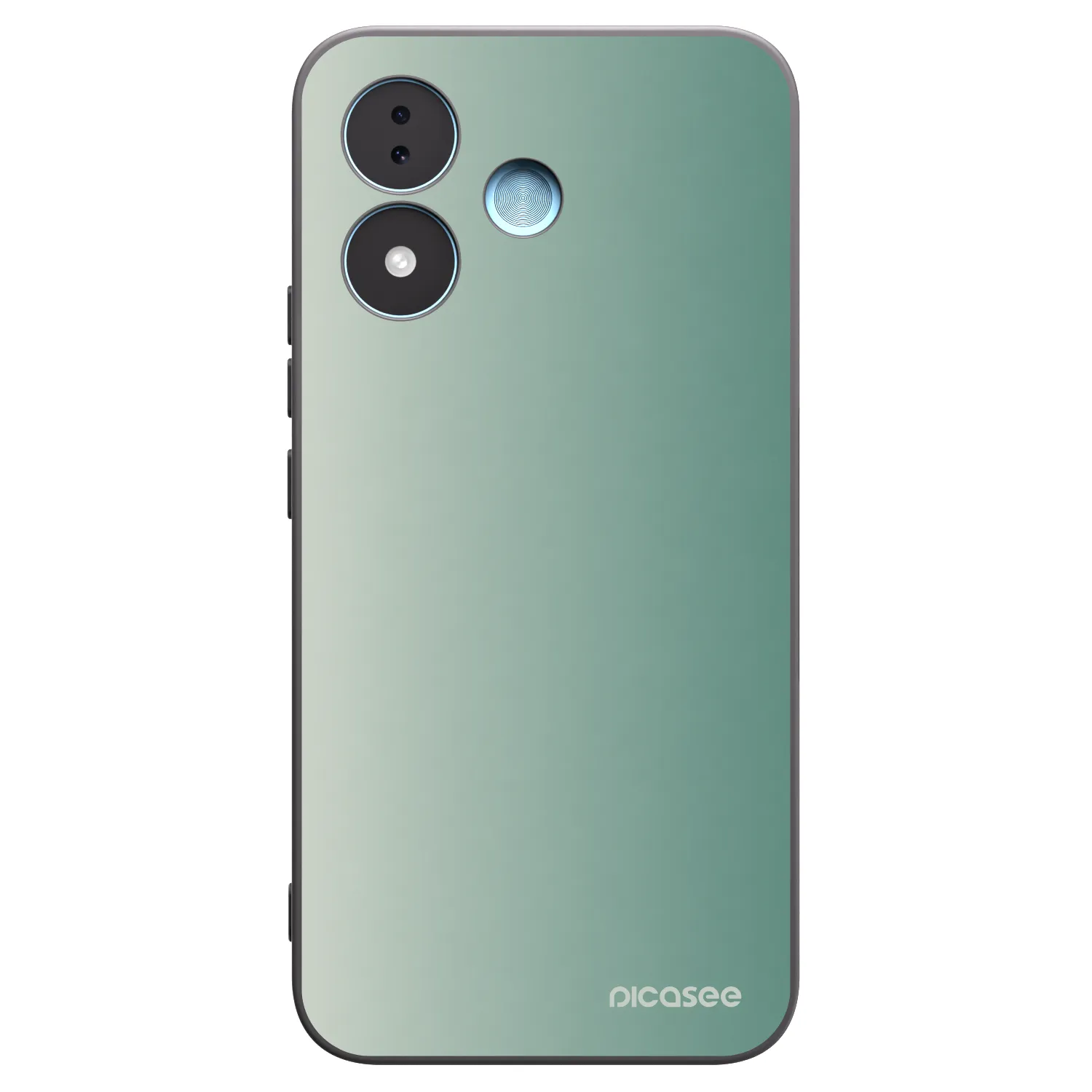 Picasee silikonowe czarne etui na Xiaomi Redmi Note 17 5G - Misty Sage