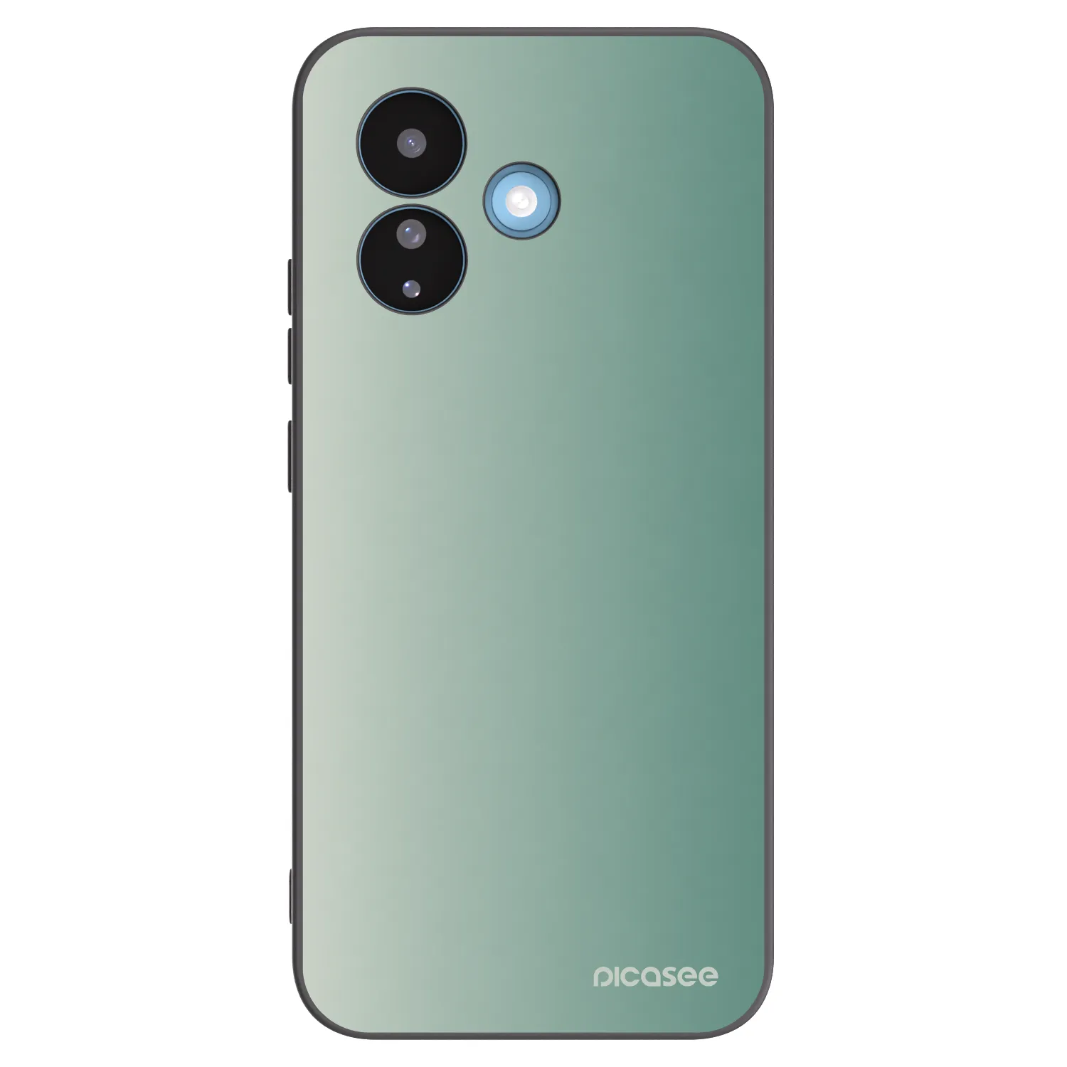 Picasee silikonowe czarne etui na Xiaomi Redmi Note 17 Pro 5G - Misty Sage