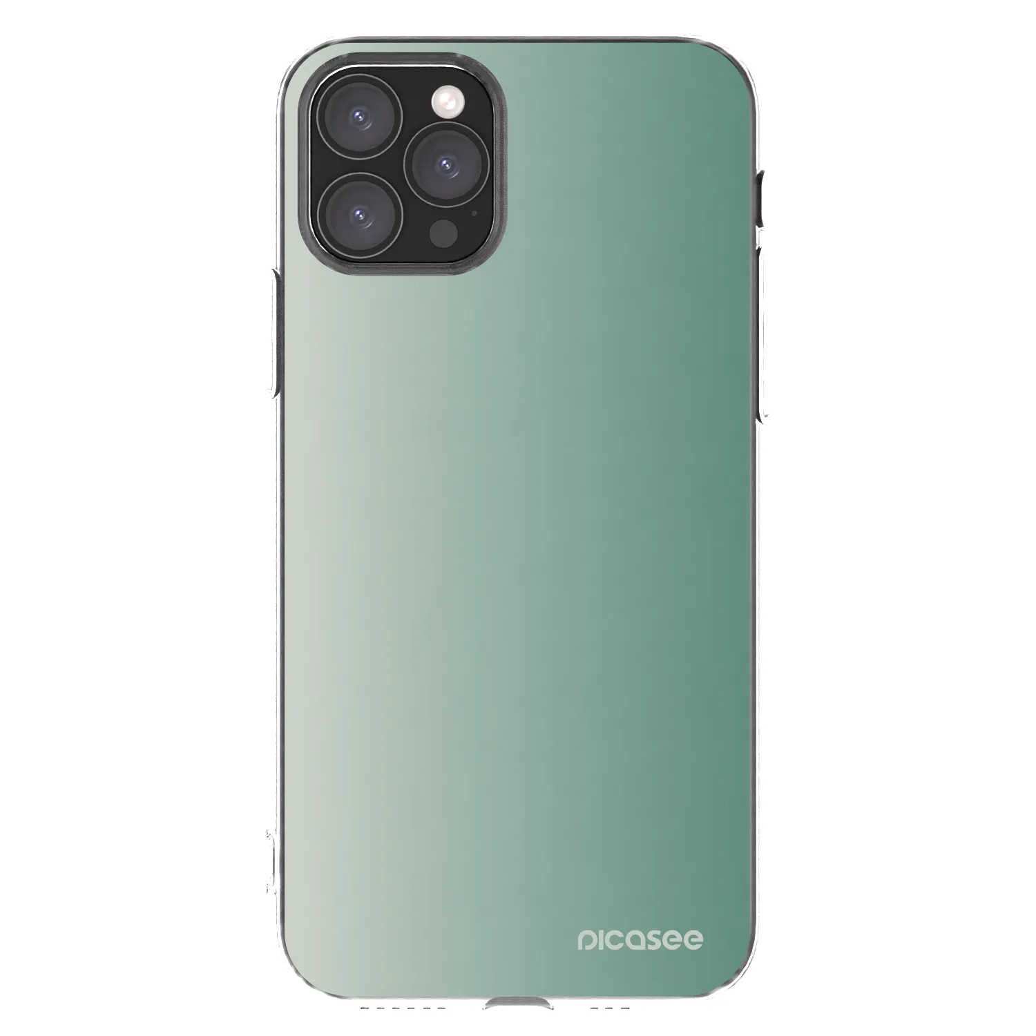 Picasee silikonowe przeźroczyste etui na Apple iPhone 11 Pro - Misty Sage