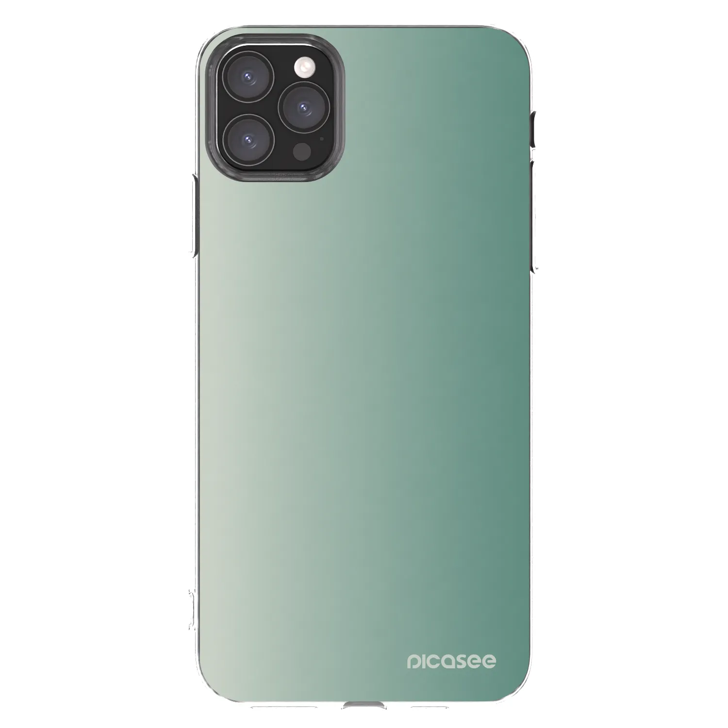 Picasee silikonowe przeźroczyste etui na Apple iPhone 11 Pro Max - Misty Sage