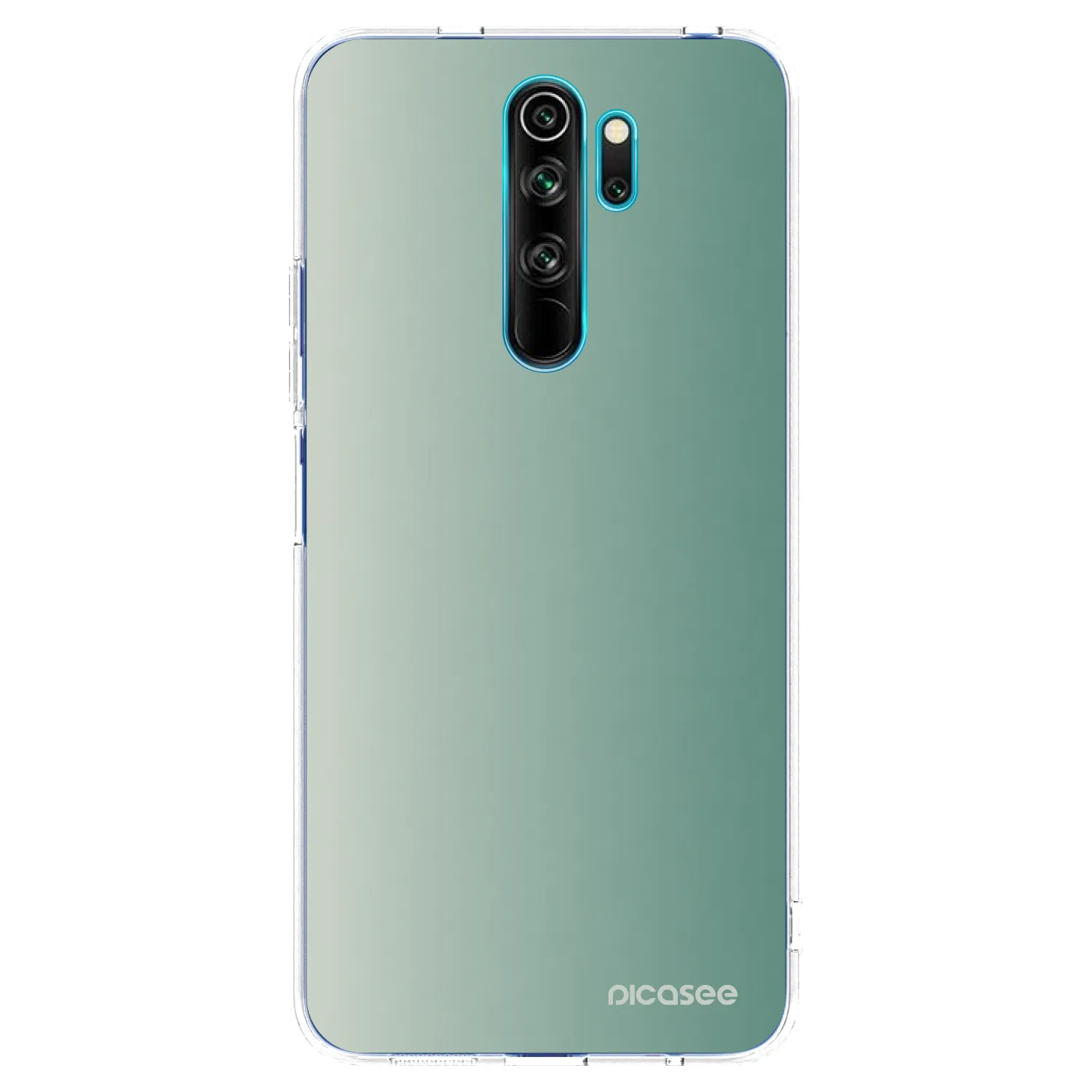 Picasee silikonowe przeźroczyste etui na Xiaomi Redmi Note 8 Pro - Misty Sage