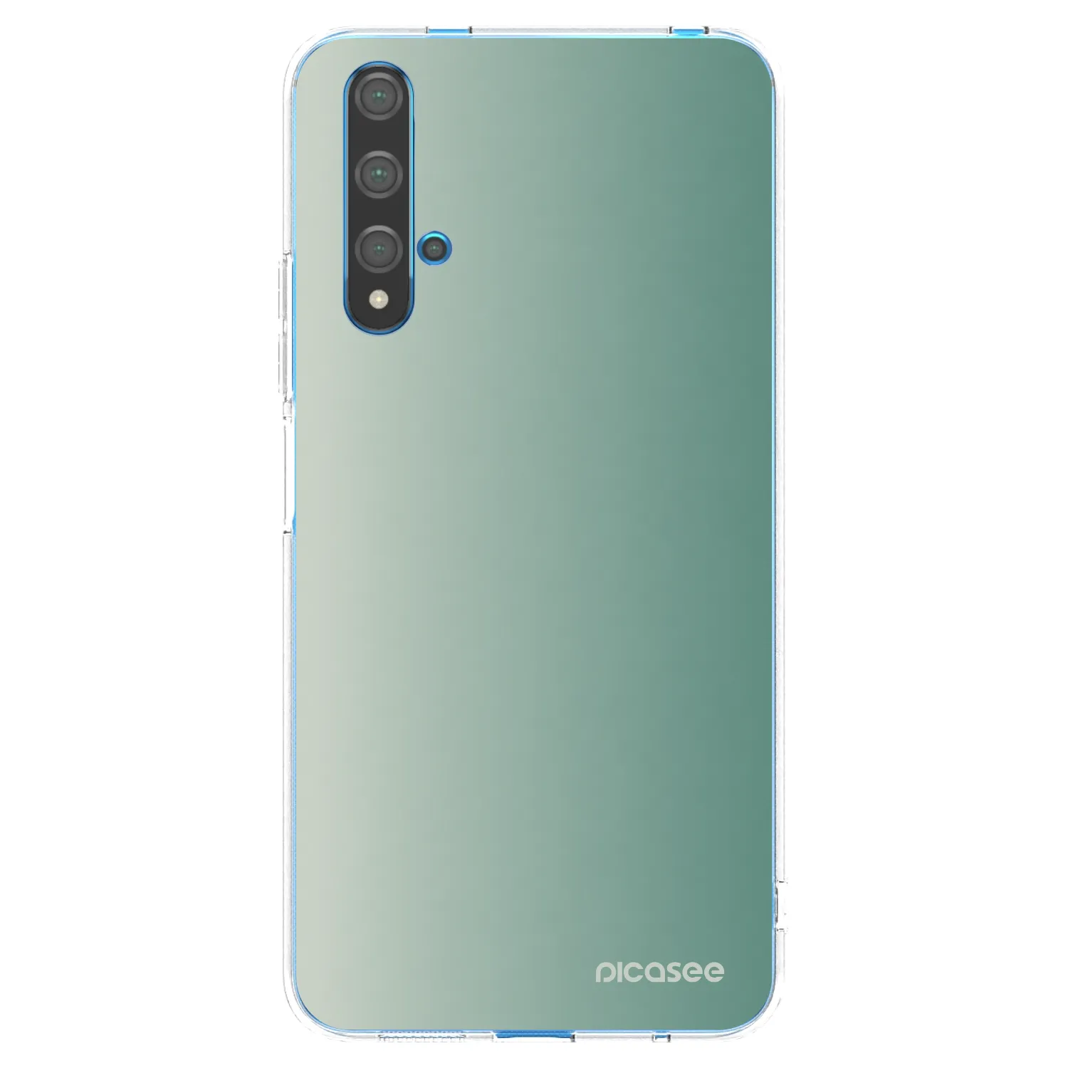 Picasee silikonowe przeźroczyste etui na Huawei Nova 5T - Misty Sage